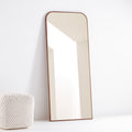 THE ONE × Edge — Walnut Arch Rectangle Floor Mirror