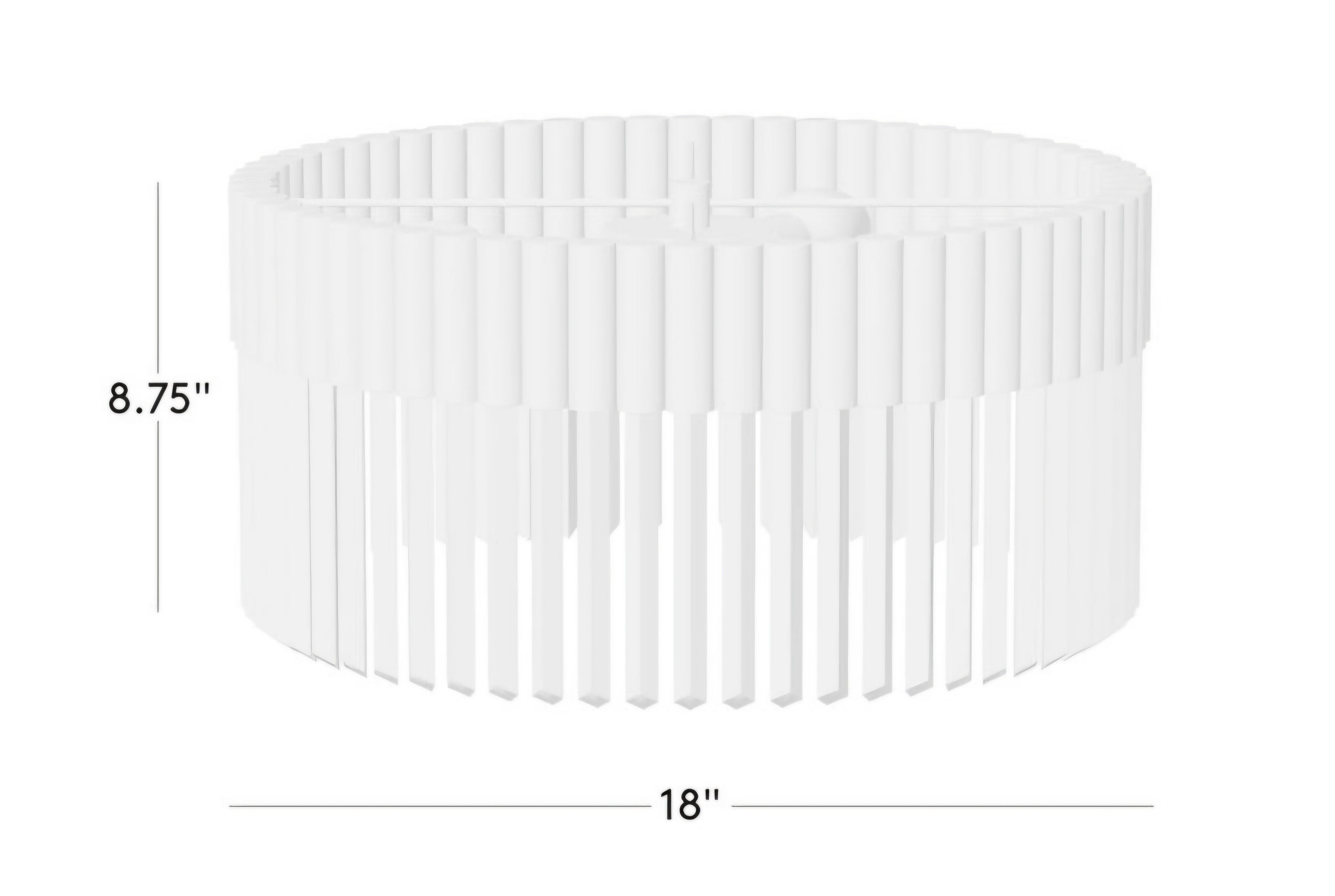 THE ONE × Risette — Polished Champagne and Crystal Flush Mount Light