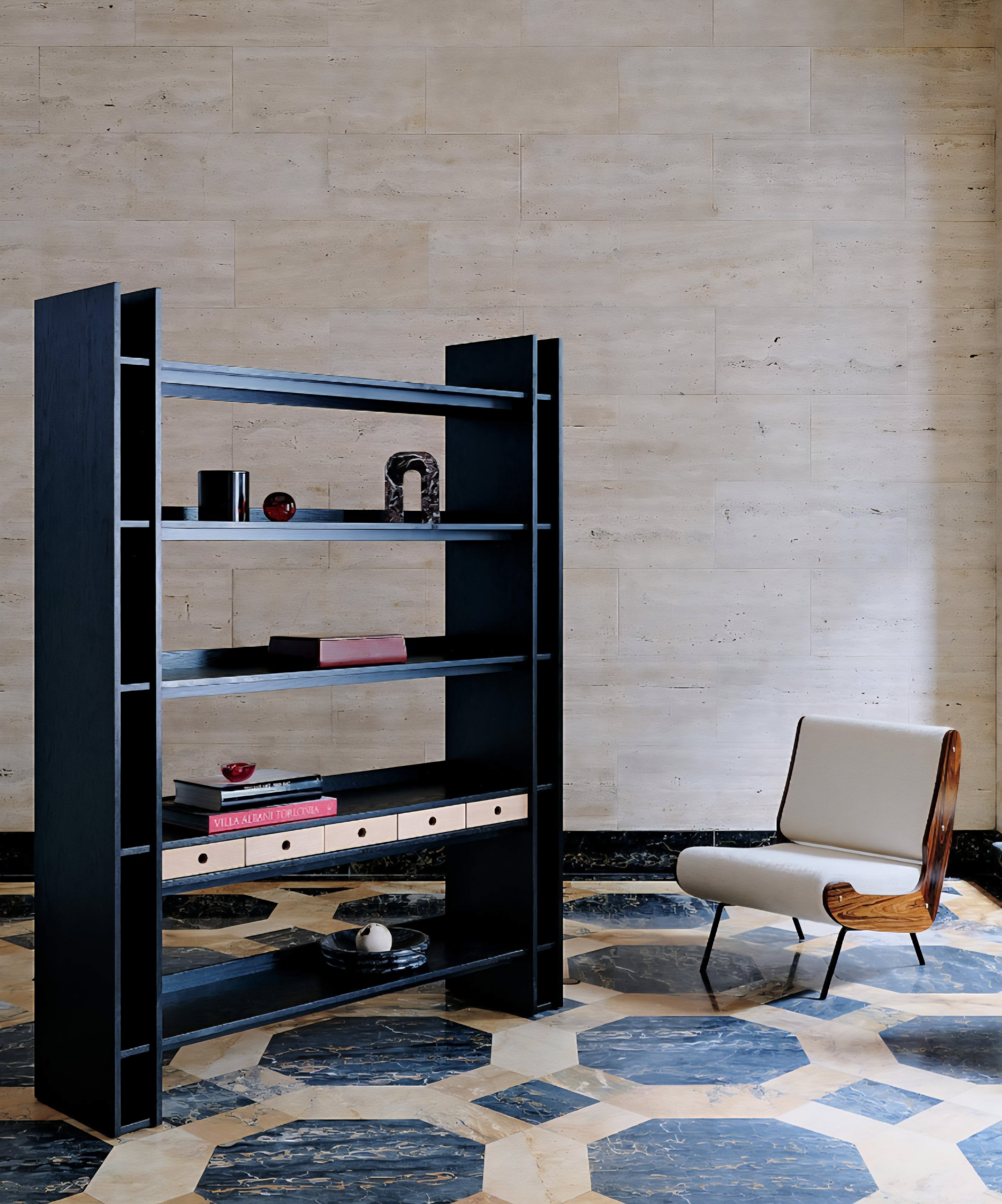 THE ONE × Meda — Ivory Wool Lounge Chair