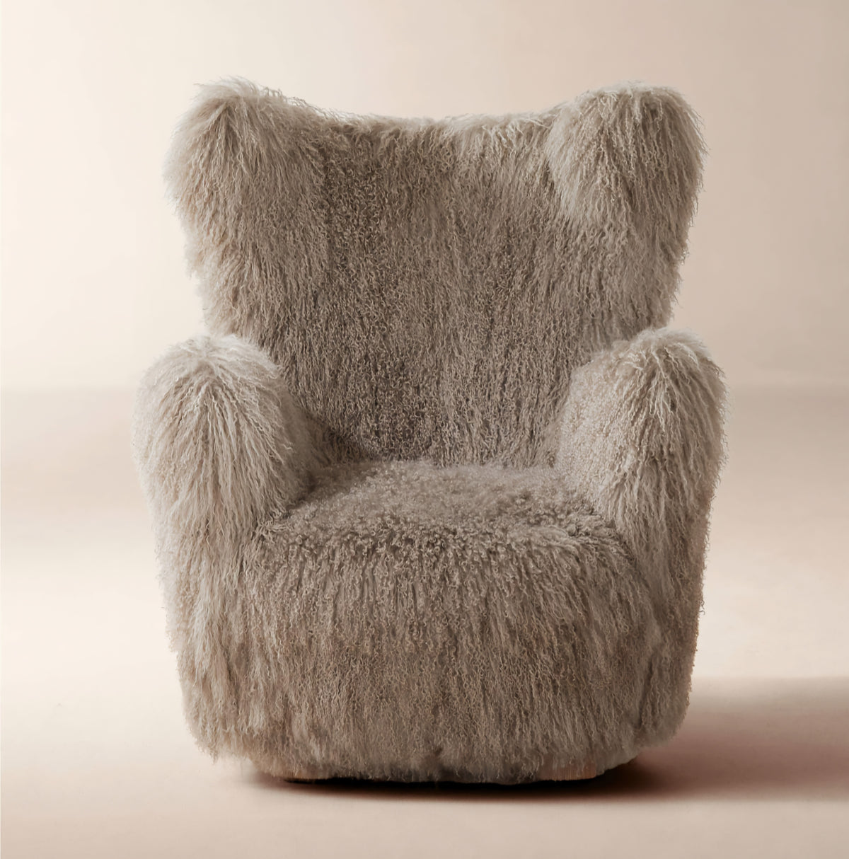 THE ONE × Mongolian Sheepskin Accent Chair
