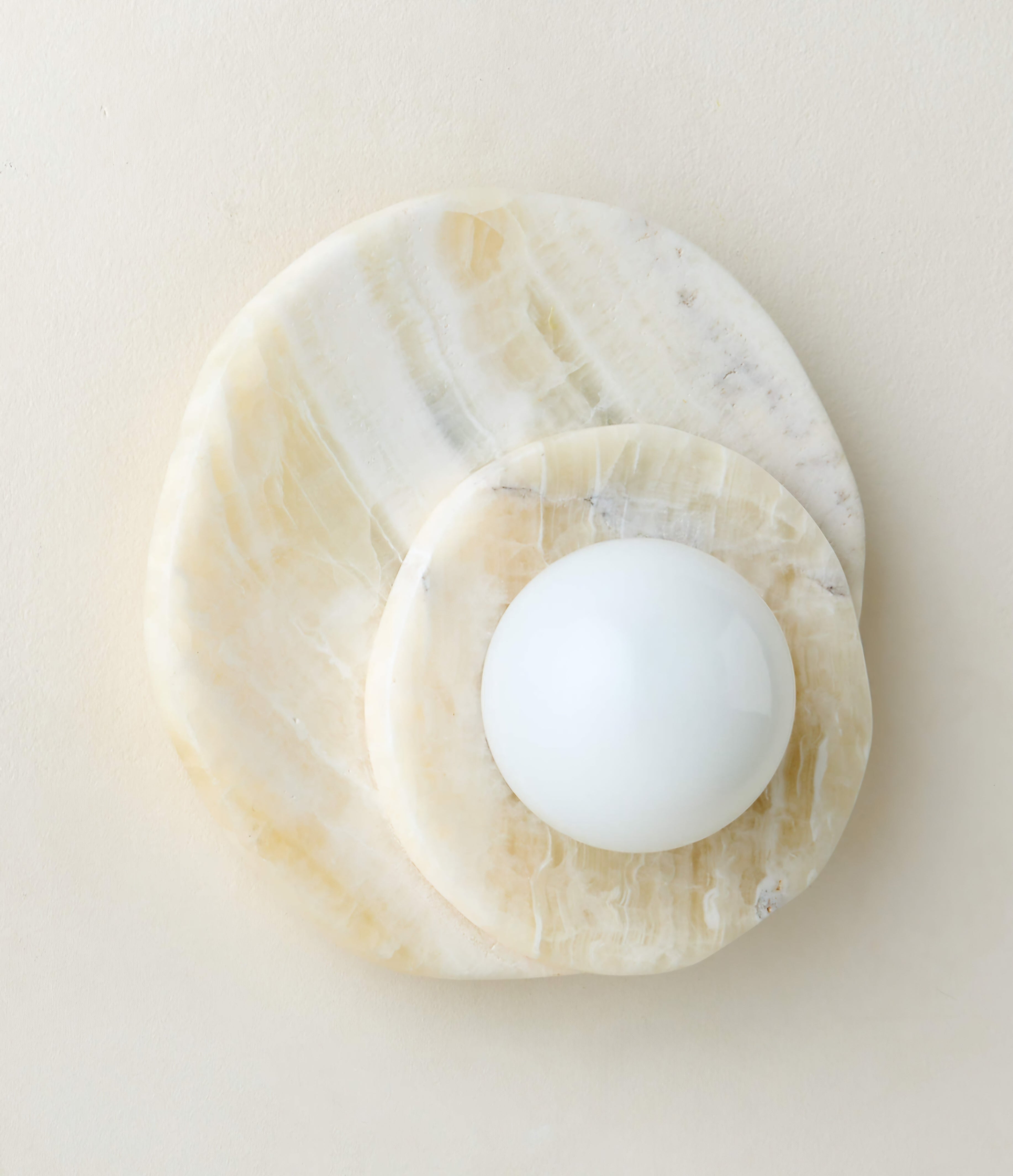 THE ONE × Astr — White Onyx Wall Sconce