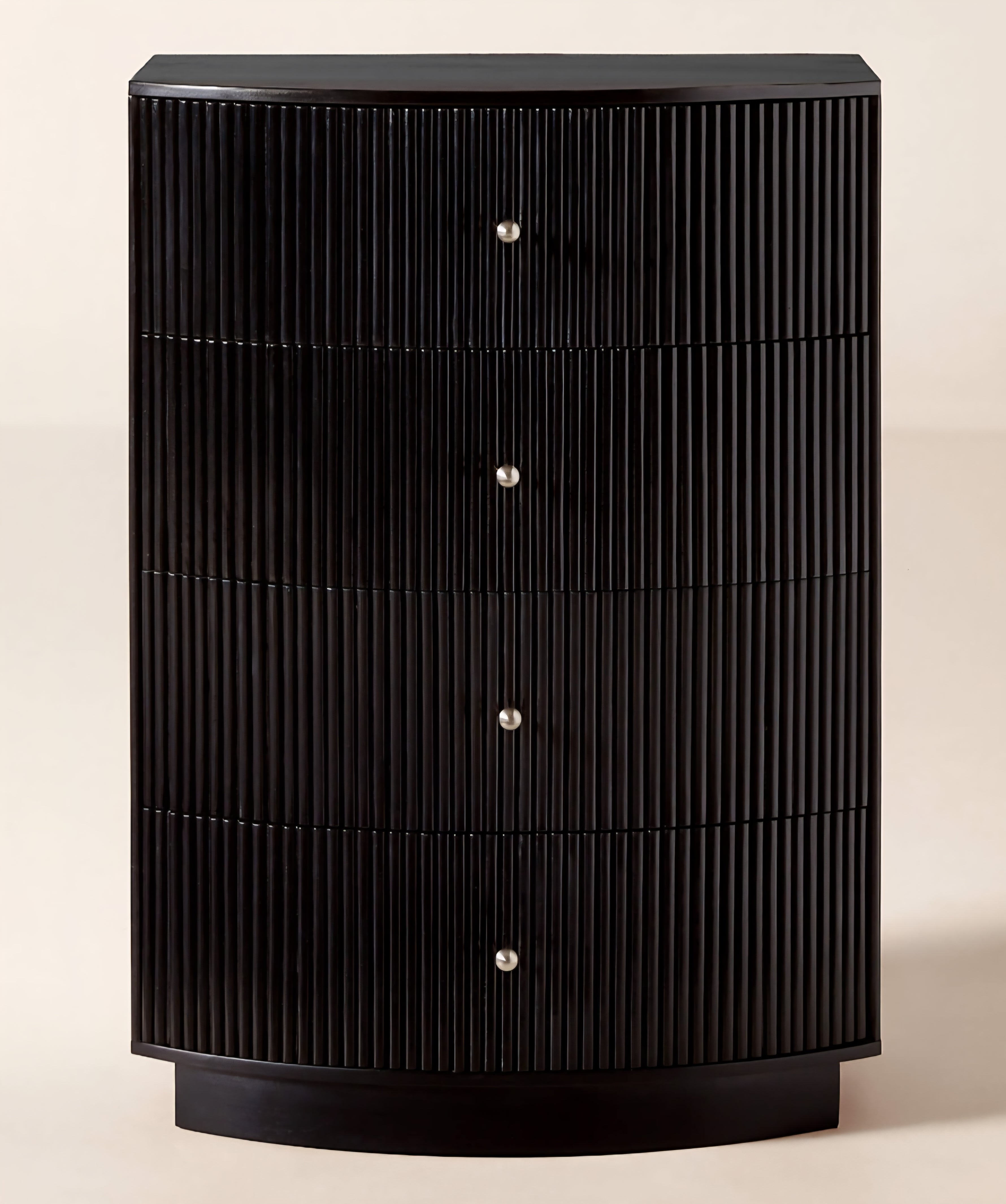 THE ONE × Cameo — Fluted Wood Tall Dresser