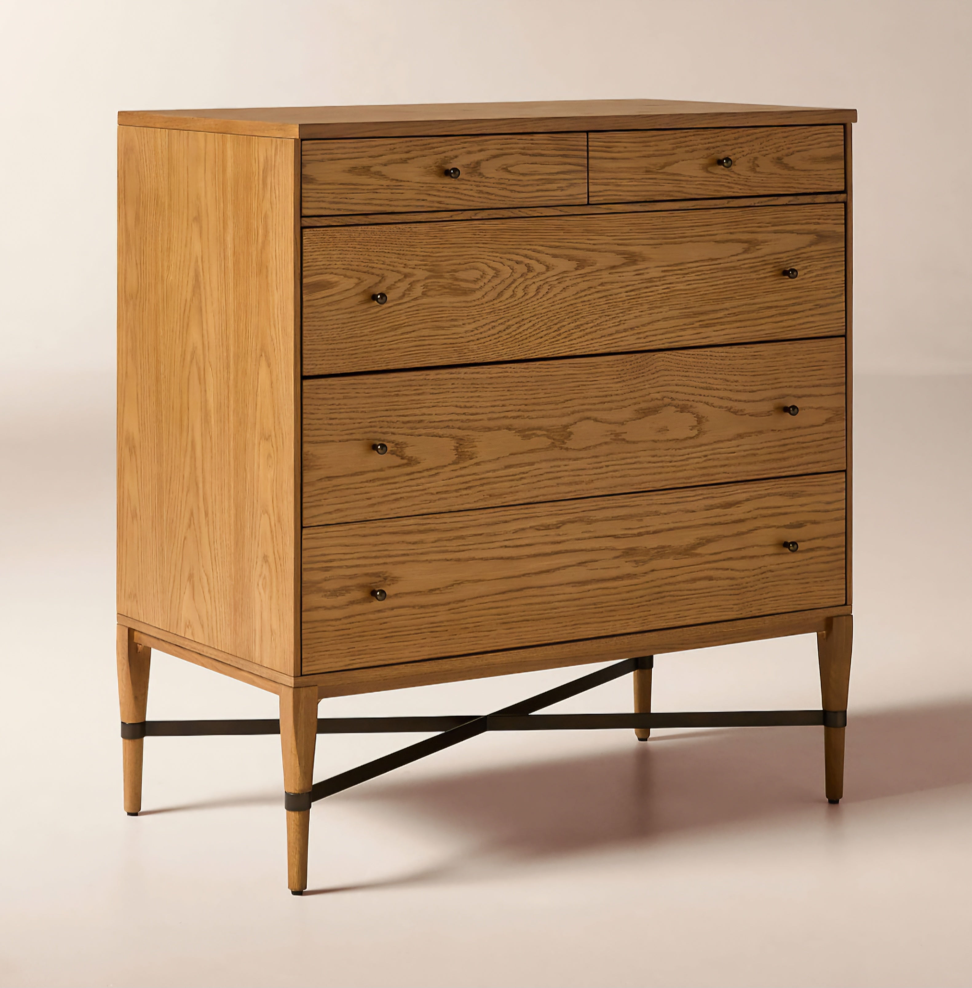 THE ONE × Connoisseur — Light Oak 5-Drawer Dresser