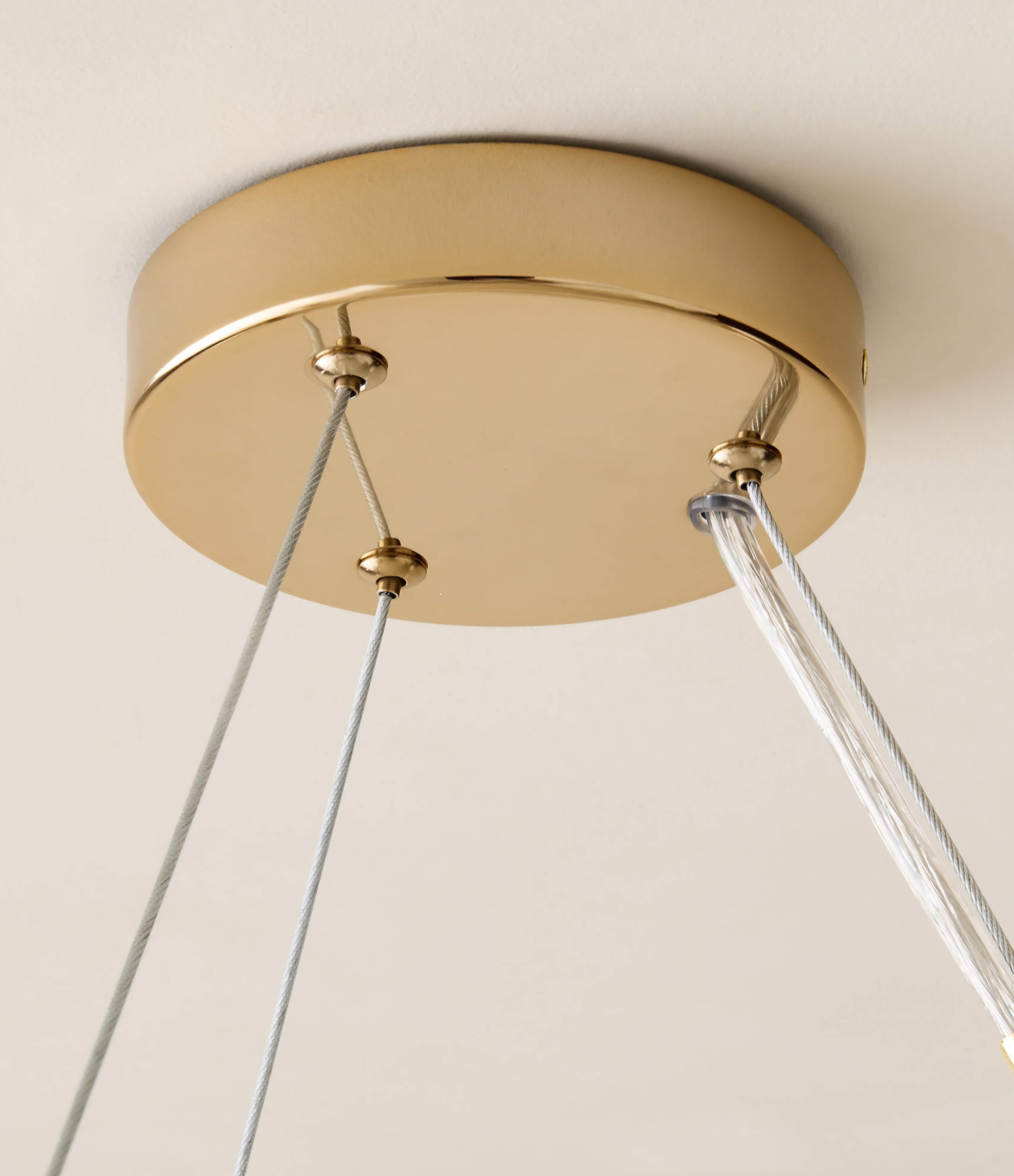 THE ONE × Curie — Polished Champagne Chandelier