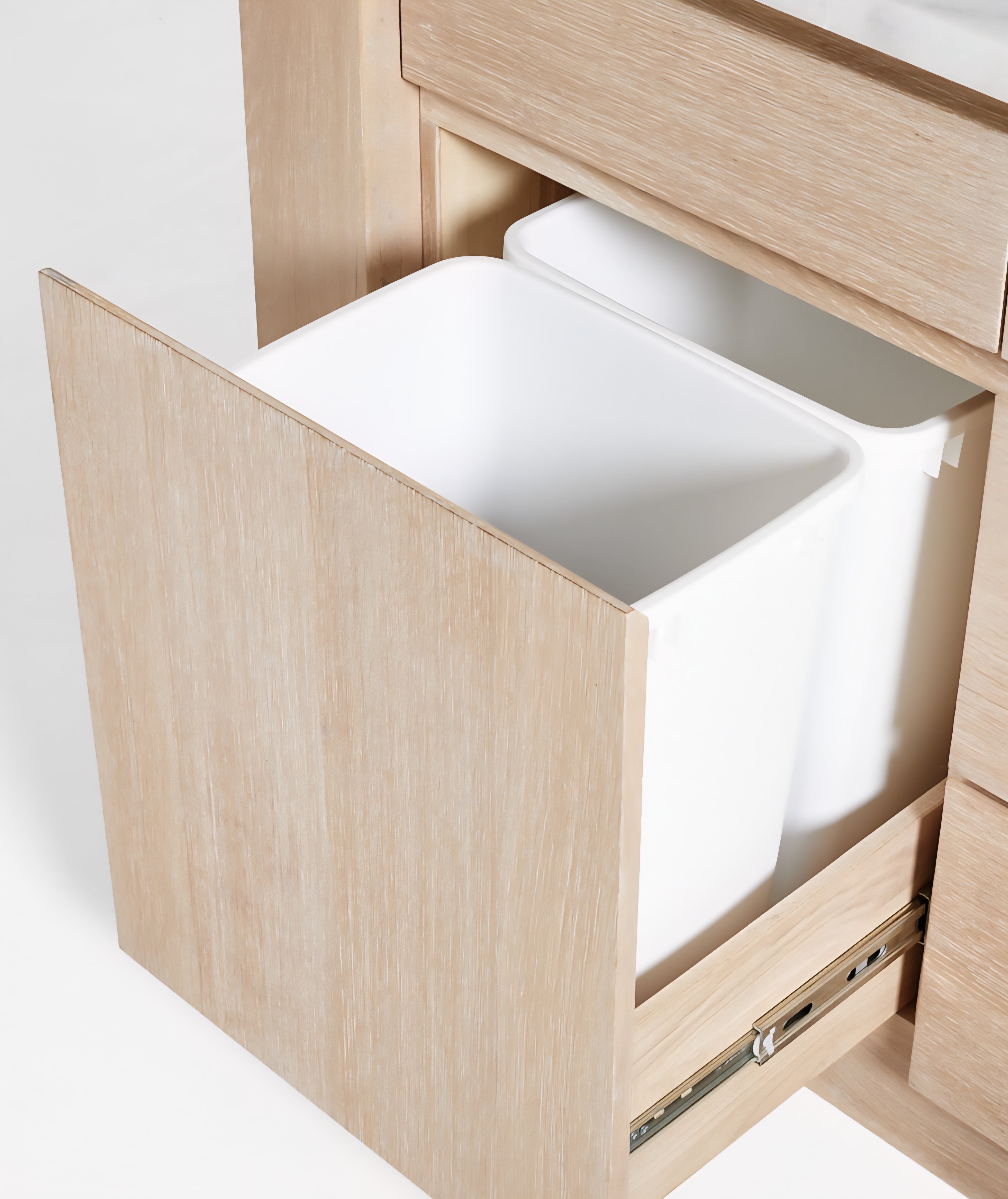 THE ONE × Terra — Marble Top Kitchen Island with Storage (78")