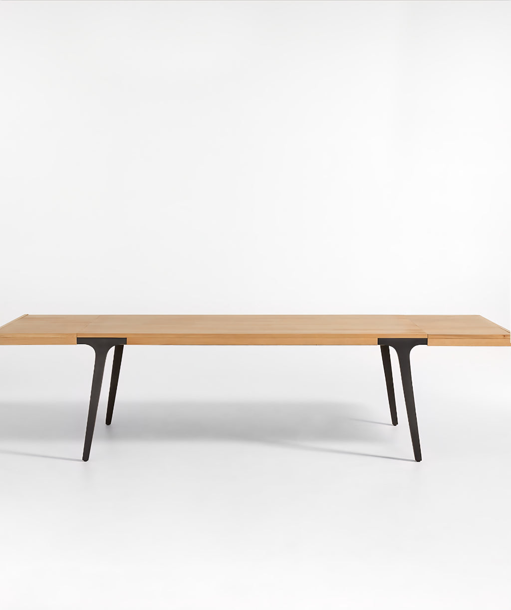 THE ONE × Lakin — White Oak Wood Extendable Dining Table