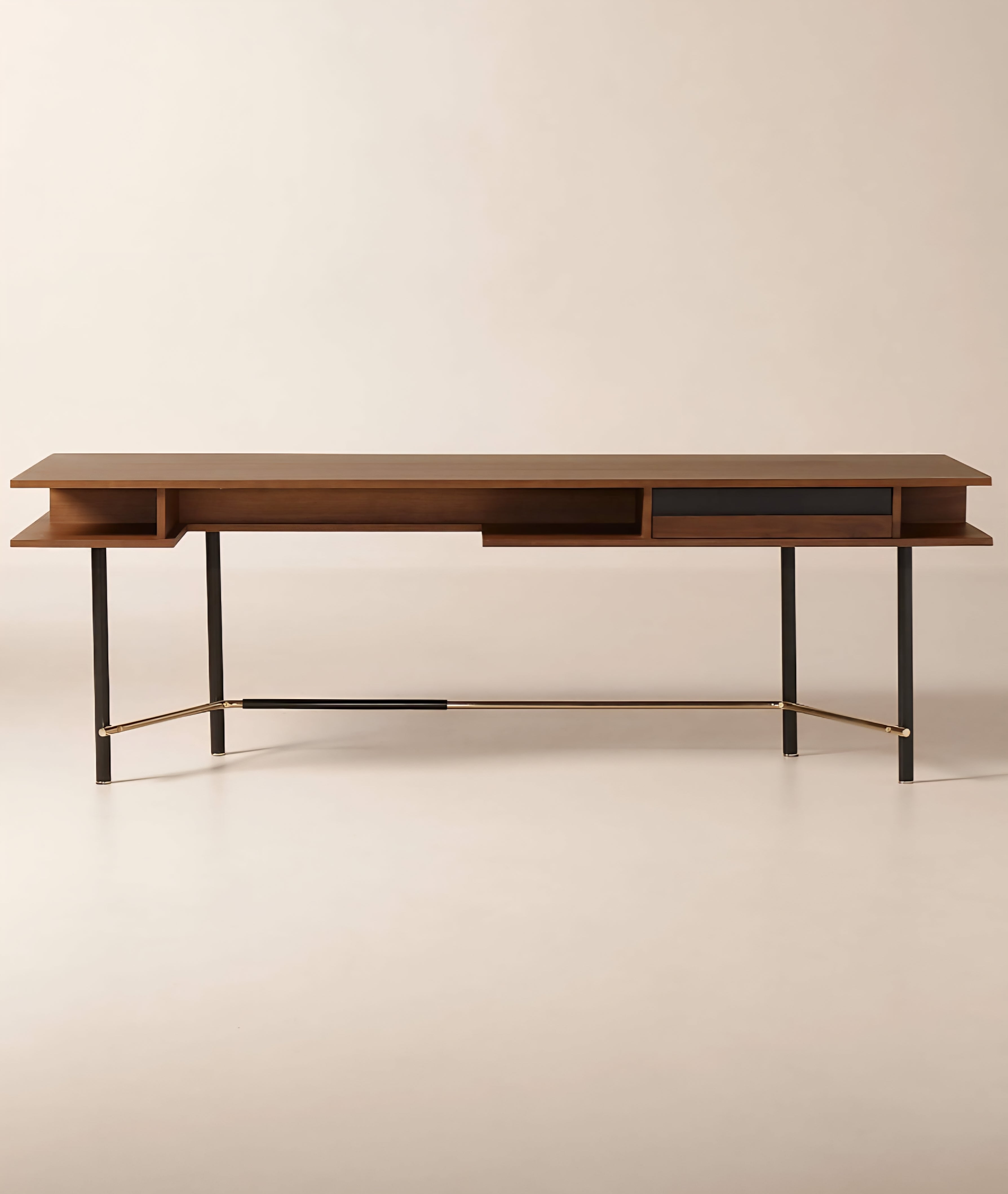 THE ONE × Portofino — Wood Desk (87")