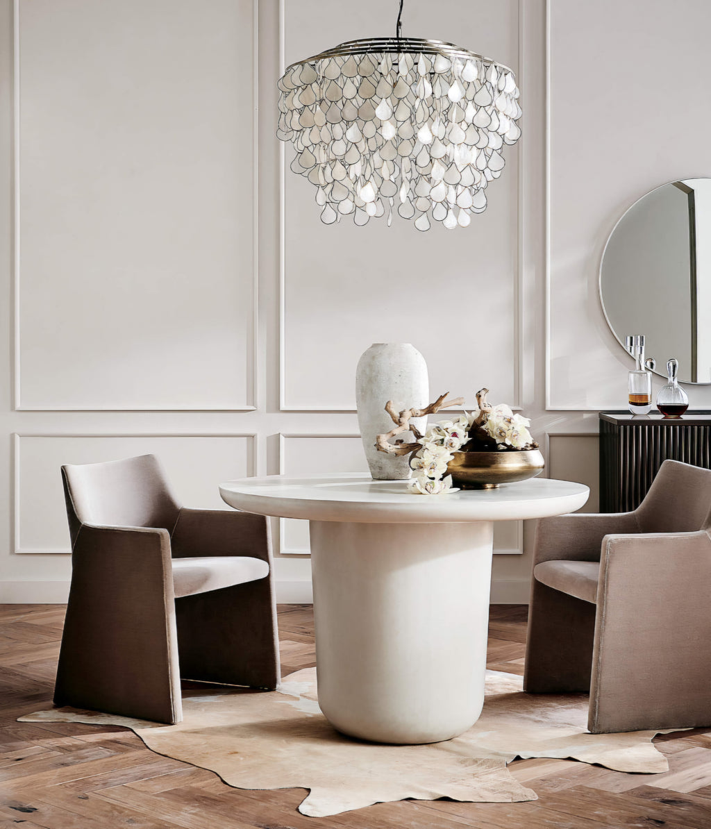 THE ONE × Teardrops — Capiz Chandelier