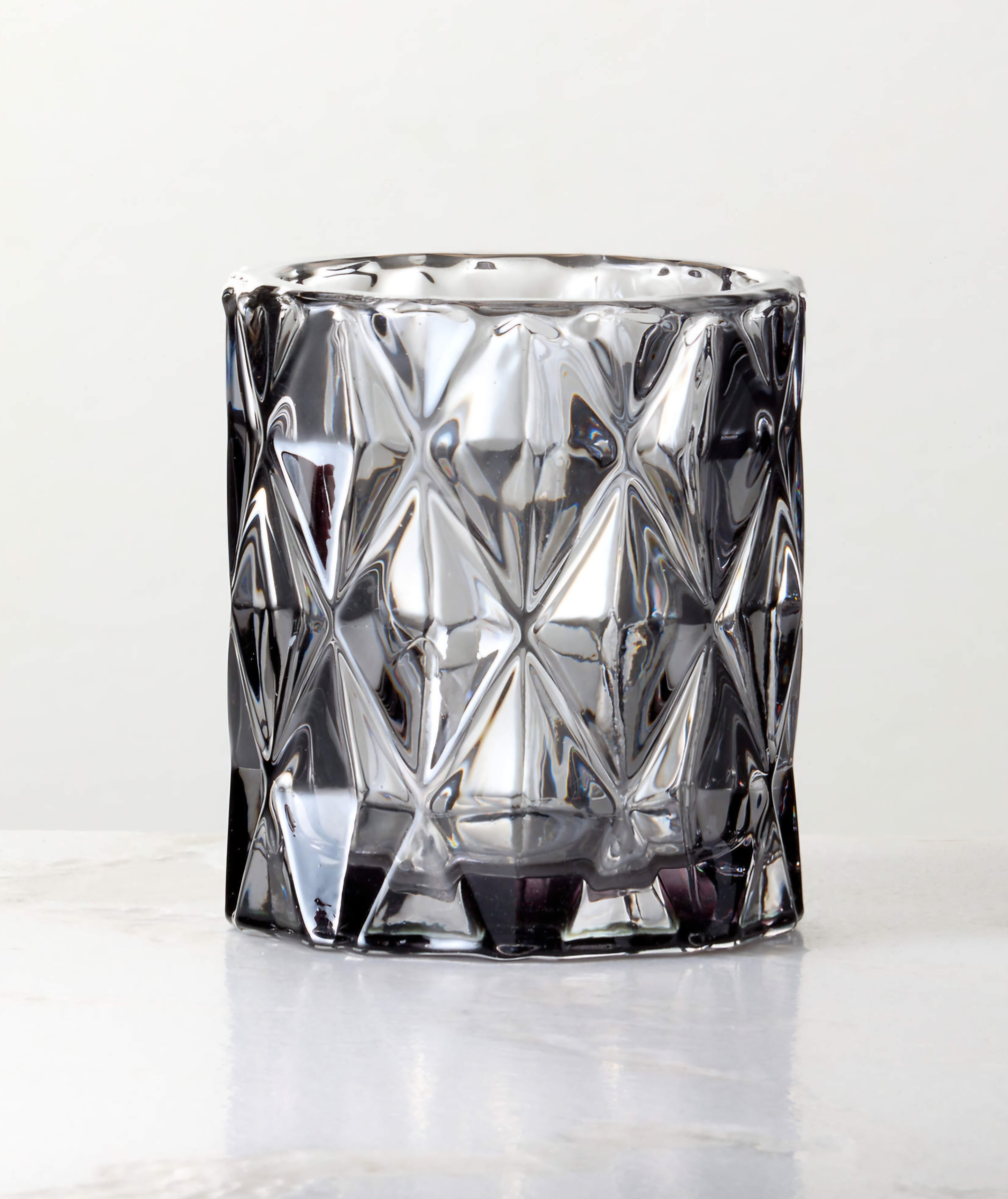 THE ONE × Betty — Smoked Glass Tealight Candle Holders (Set of 6)