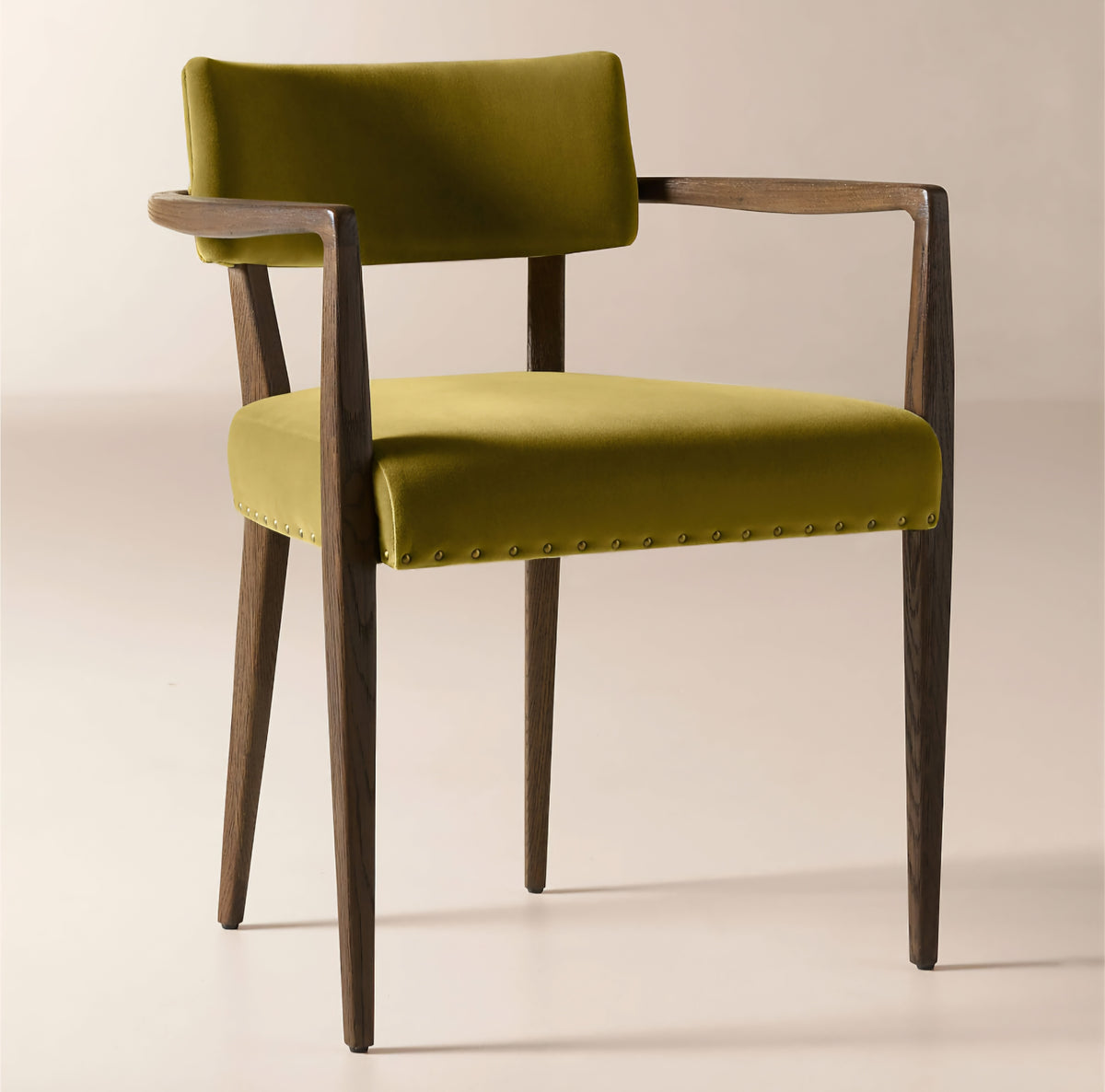 THE ONE × Arlo — Smoked Mauve Performance Fabric Dining Armchair