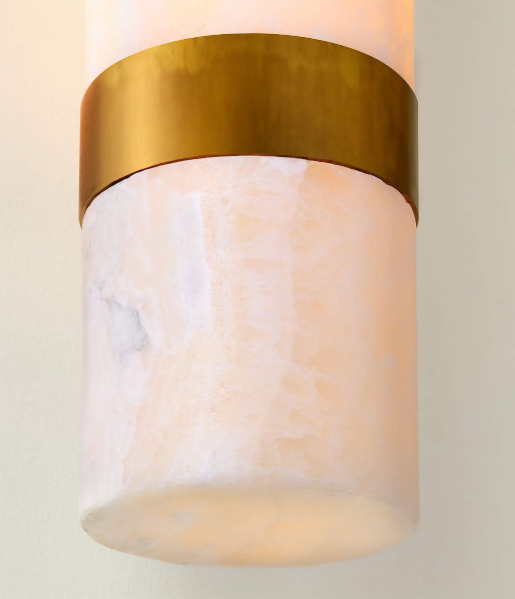THE ONE × Natalia — Onyx Stone Wall Sconce 21.5"