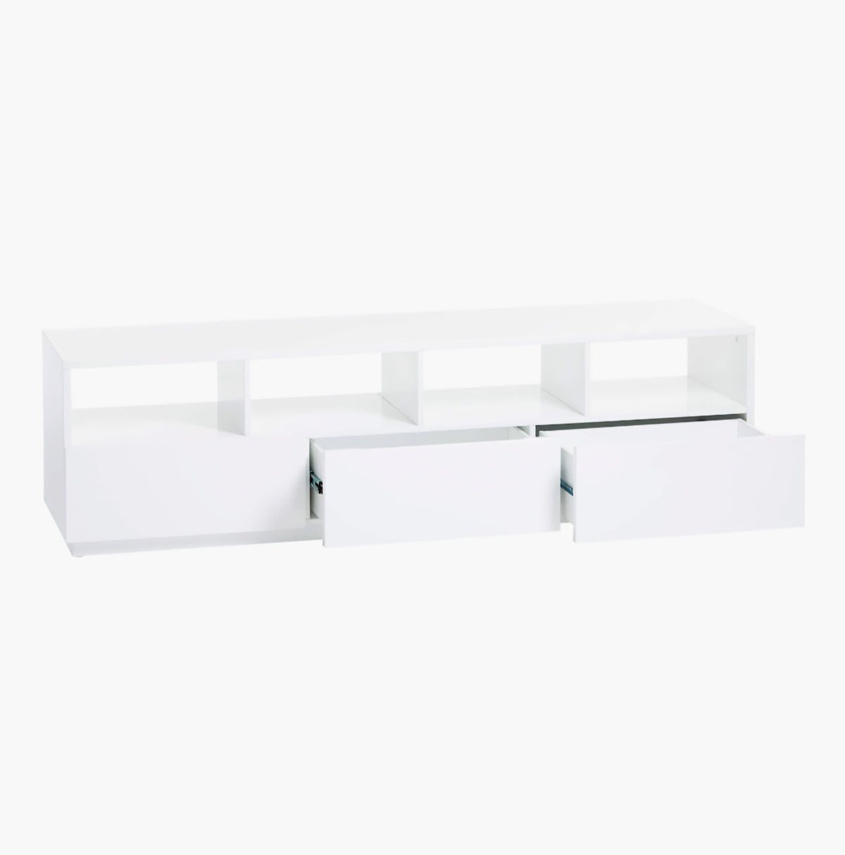 THE ONE × Chill — White High‑Gloss Media Console
