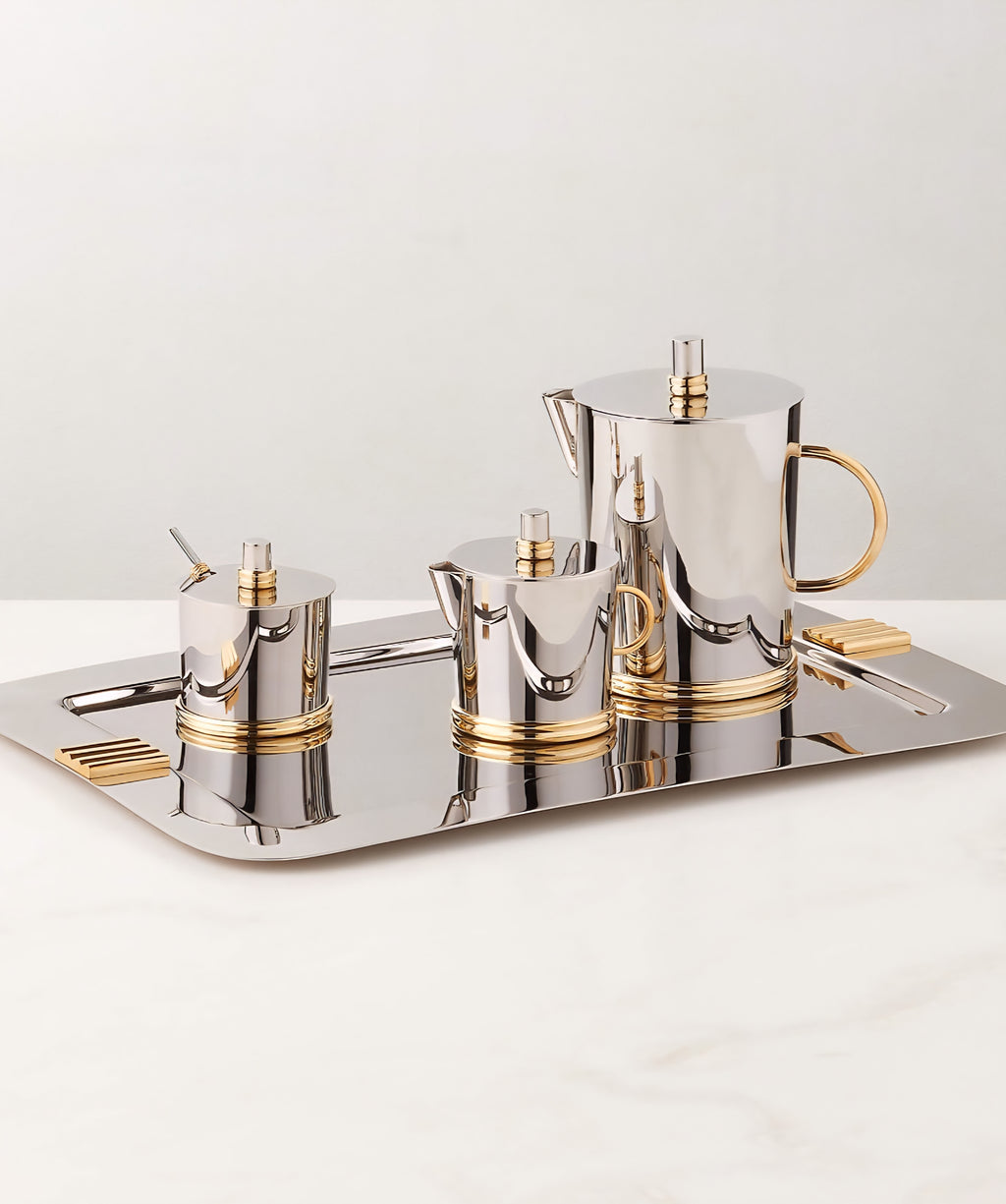 THE ONE × Leclaire — Rectangular Stainless Steel Serving Tray