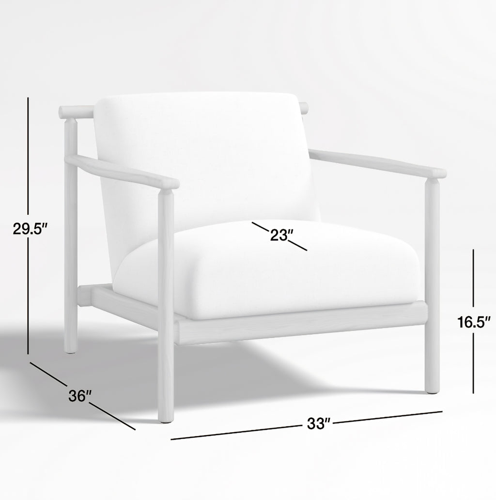THE ONE × Ojai — Wood Accent Chair