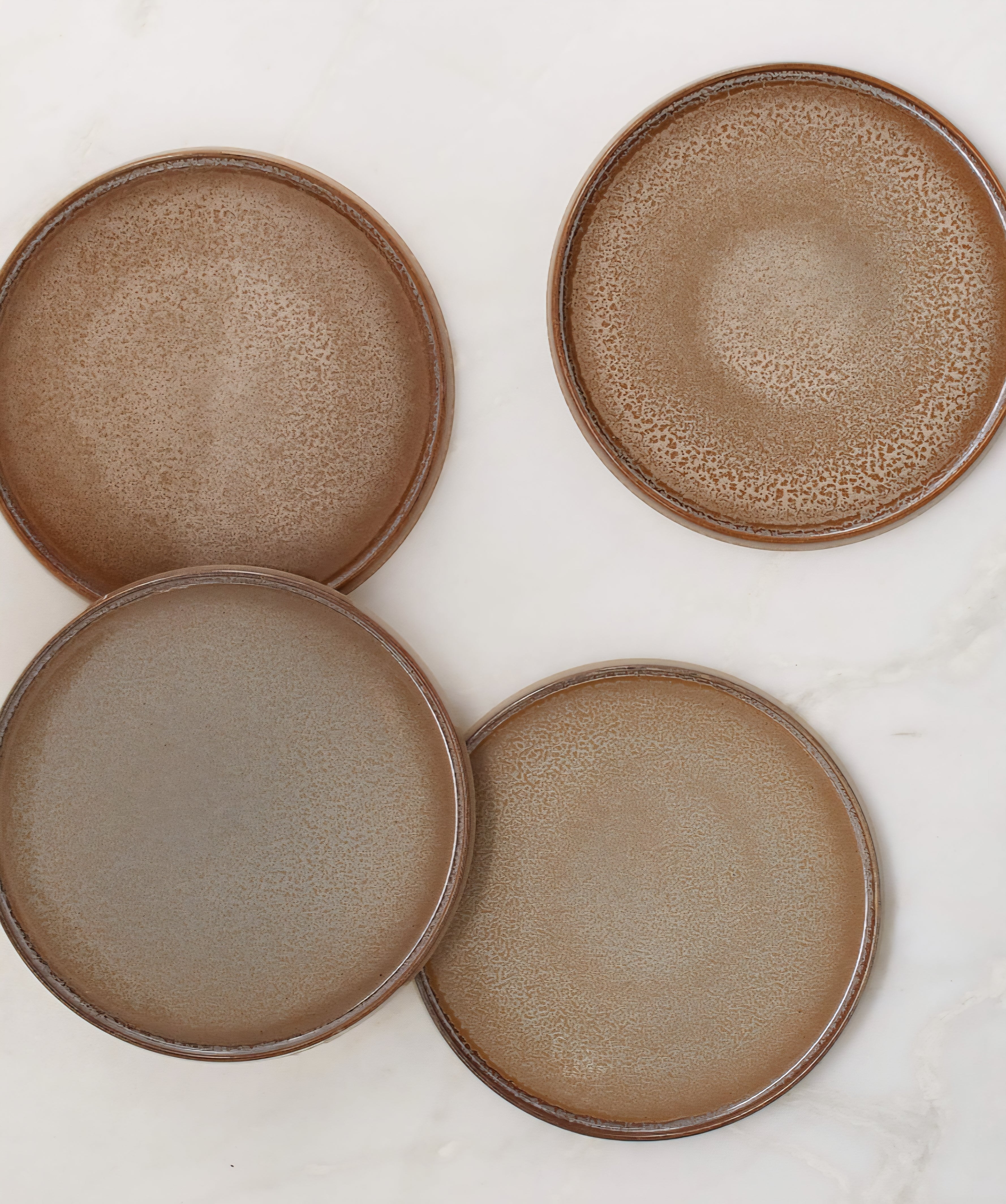 THE ONE × Prado — Reactive Glaze Salad & Dinner Plates