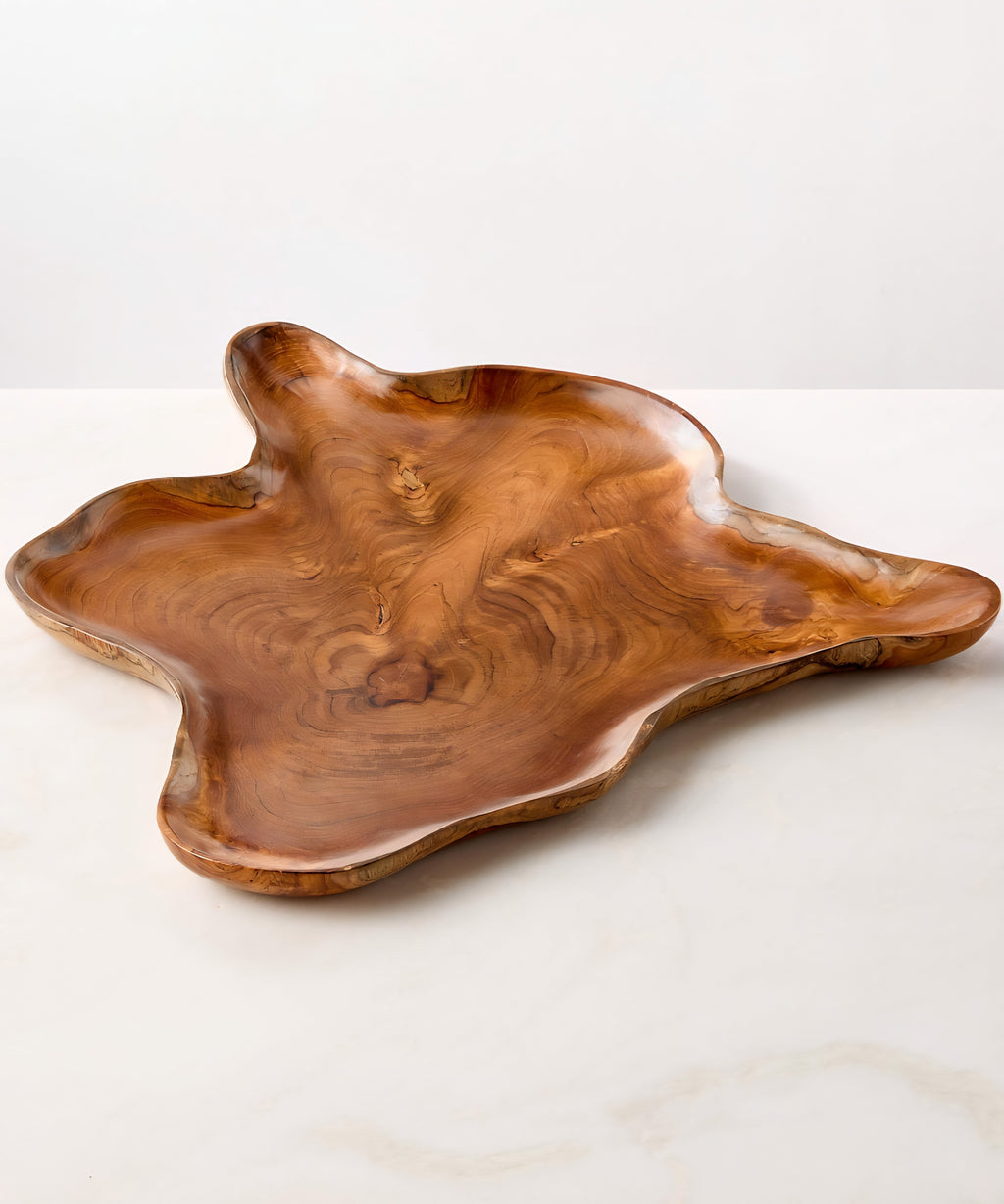 THE ONE × Zacari — Teak Root Platter