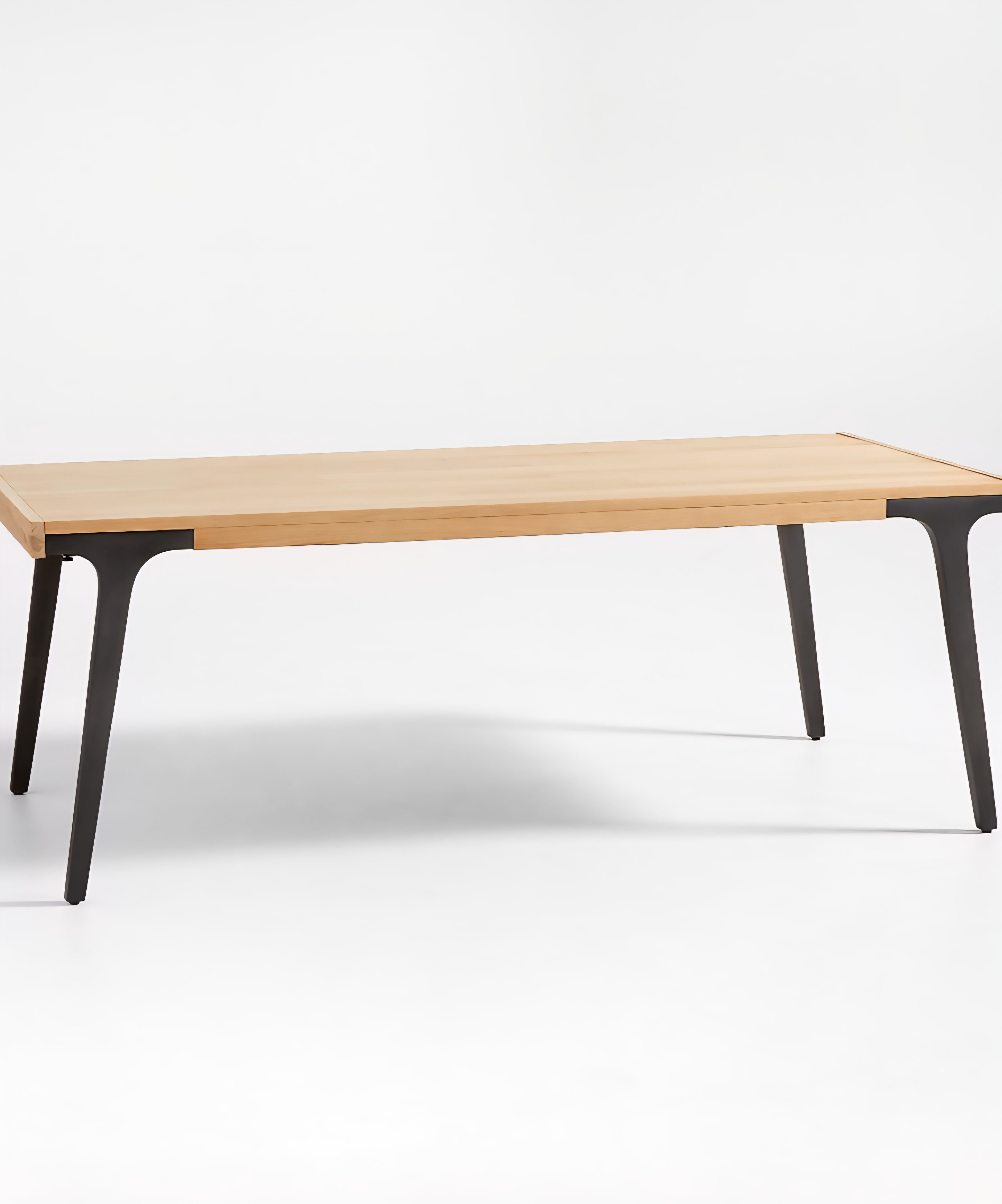 THE ONE × Lakin — White Oak Wood Extendable Dining Table
