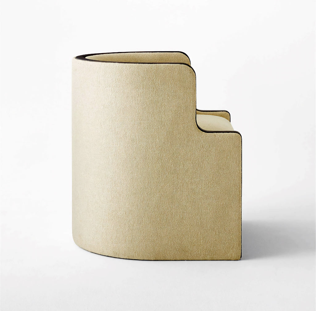THE ONE × Chester — Warm White Performance Linen Dining Chair