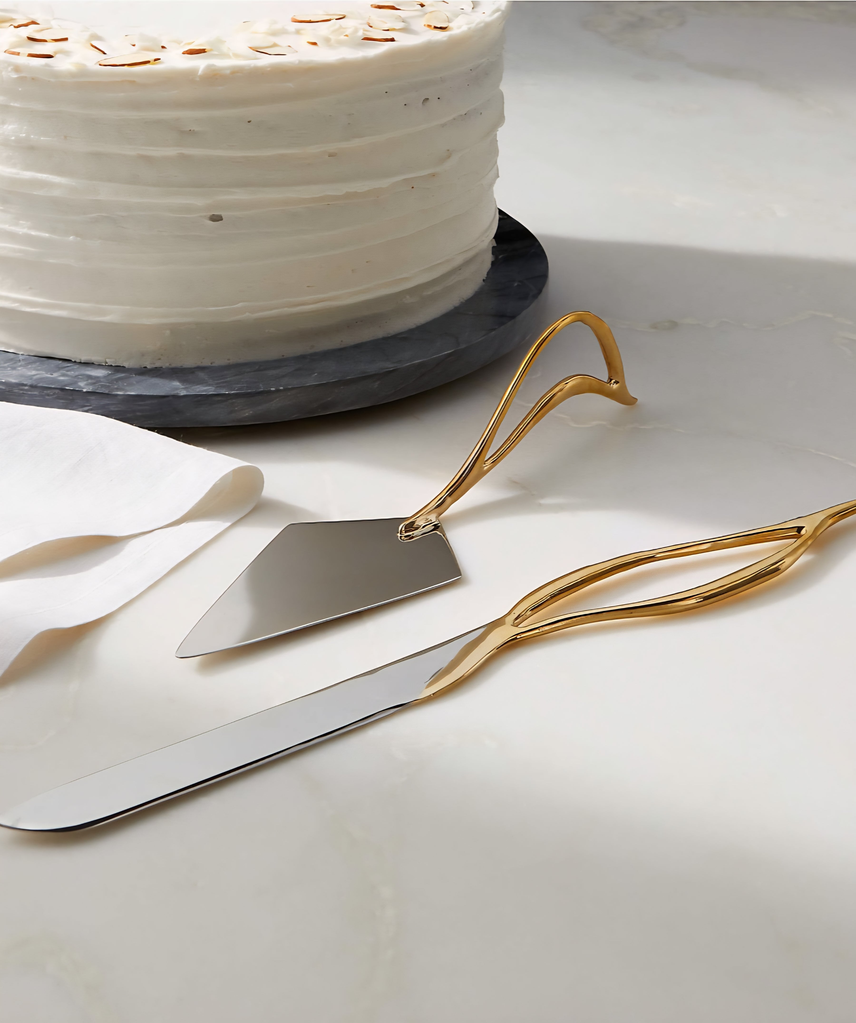 THE ONE × Valleta — Gold Cake Servers Set of 2