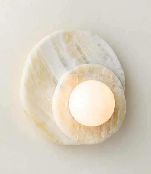 THE ONE × Astr — White Onyx Wall Sconce