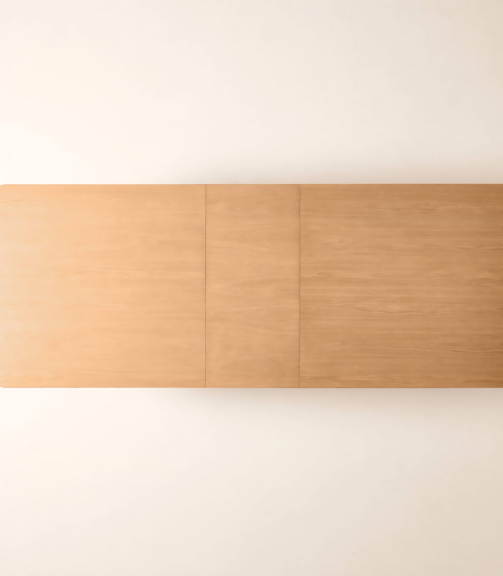 THE ONE × Otis — Rectangular Dark Oak Extendable Dining Table