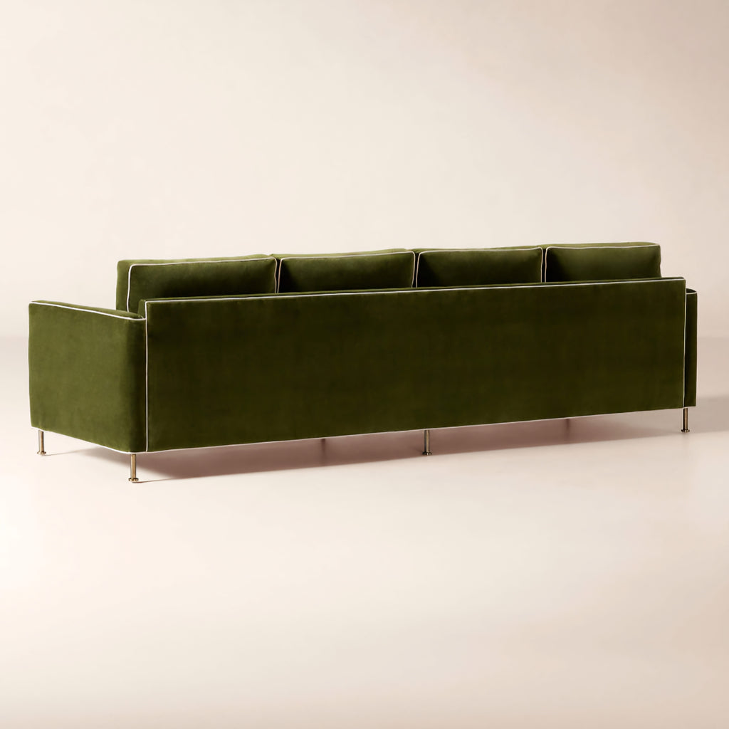 THE ONE × Brett — Jade Green Velvet Sofa