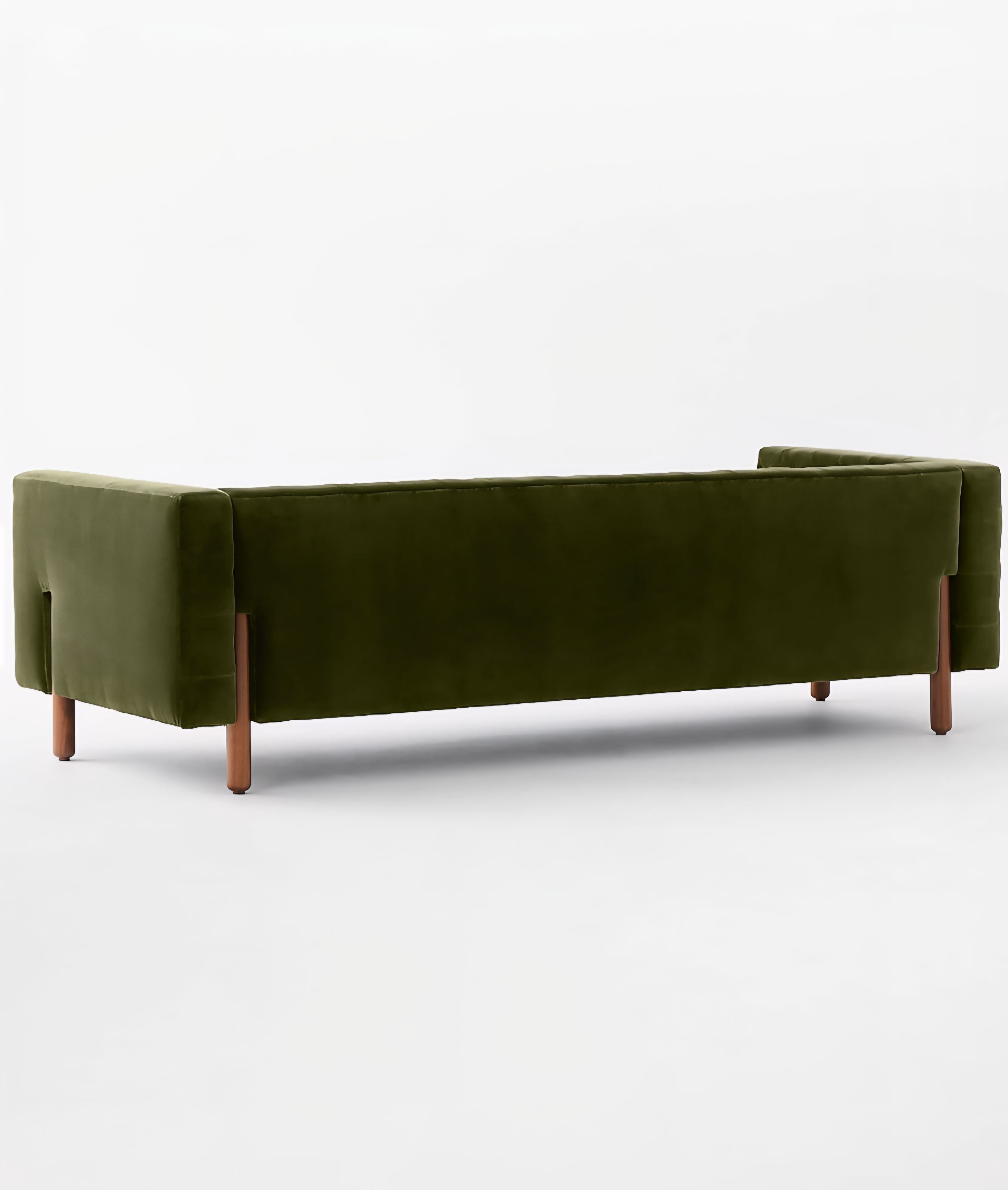 THE ONE × Marconi — Tufted Leather & Velvet Sofa