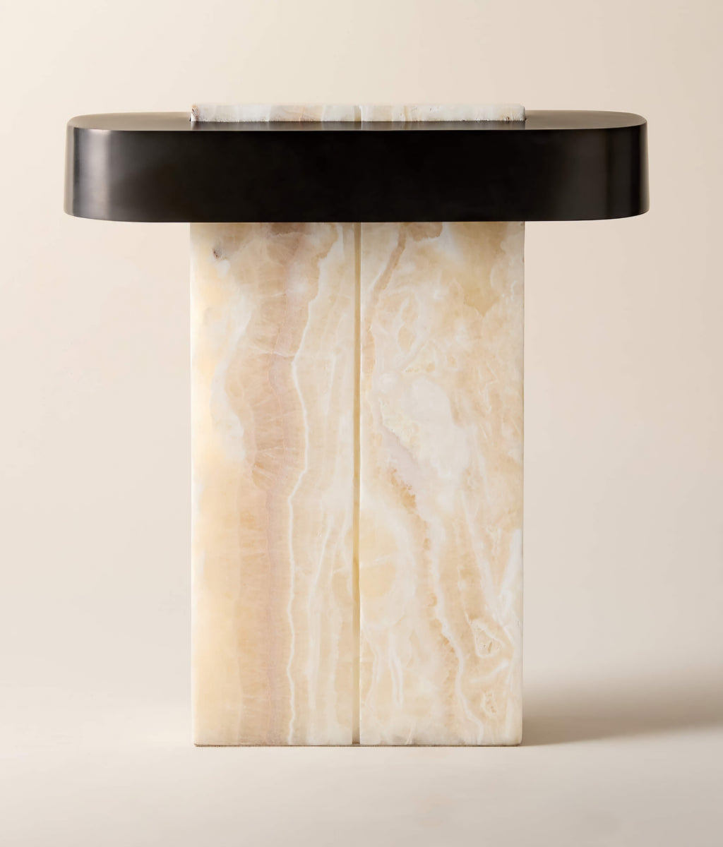 THE ONE × Lastra — White Onyx Table Lamp