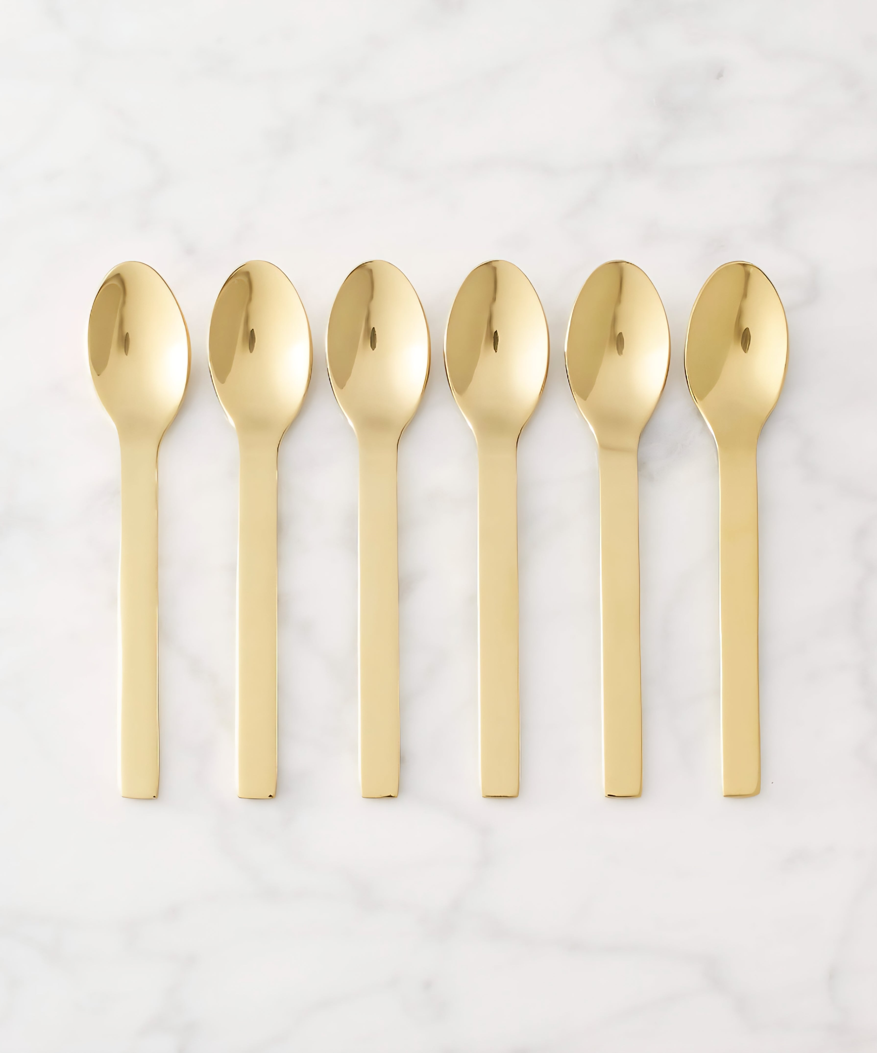THE ONE × Mini — Gold Cocktail Forks & Spoons Set of 6