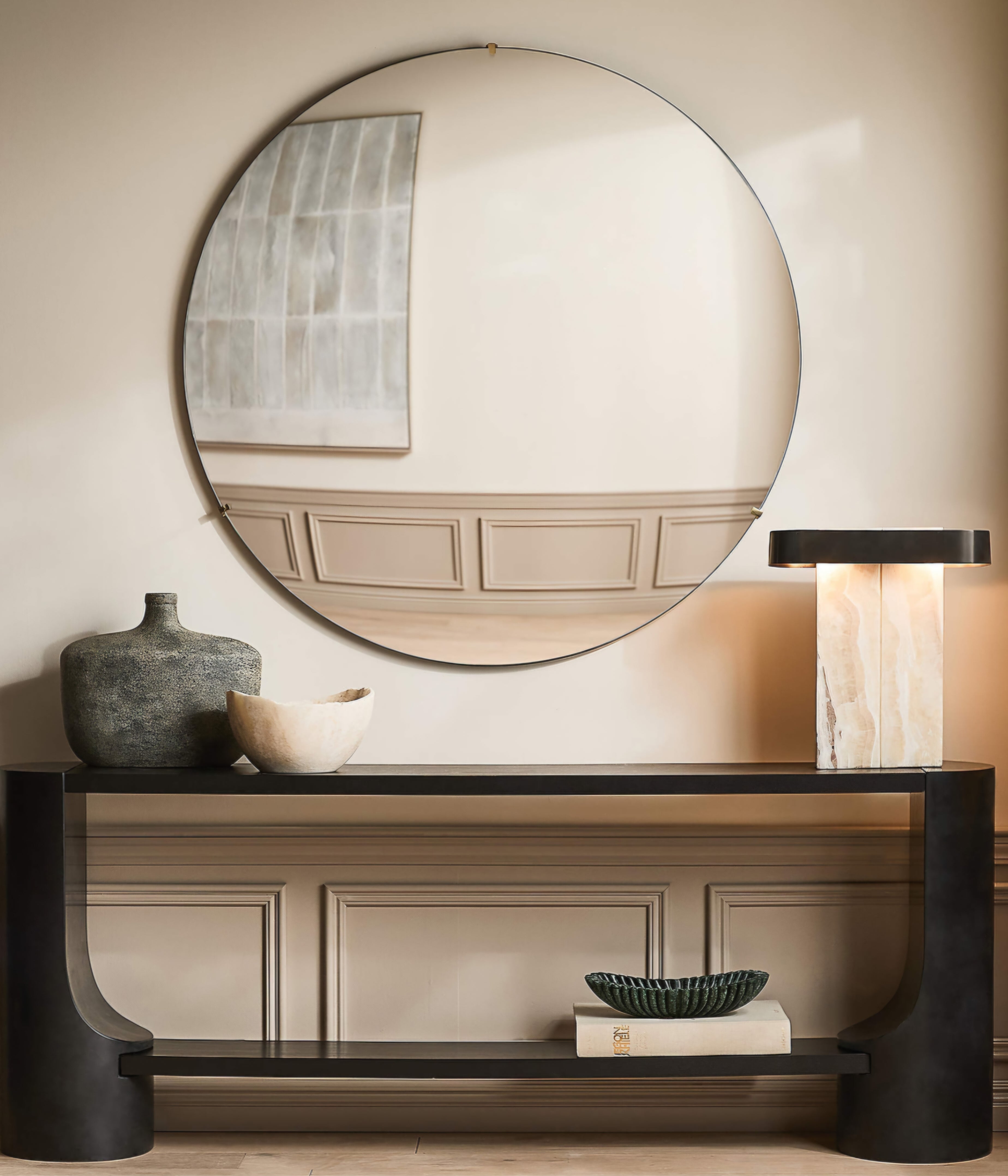THE ONE × Lastra — White Onyx Table Lamp