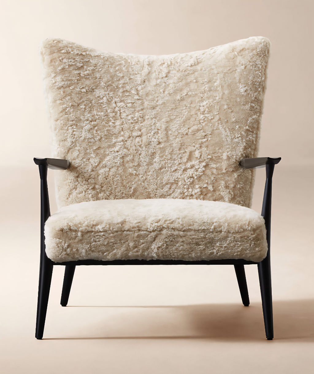 THE ONE × Pull-Up — Shearling Lounge Chair