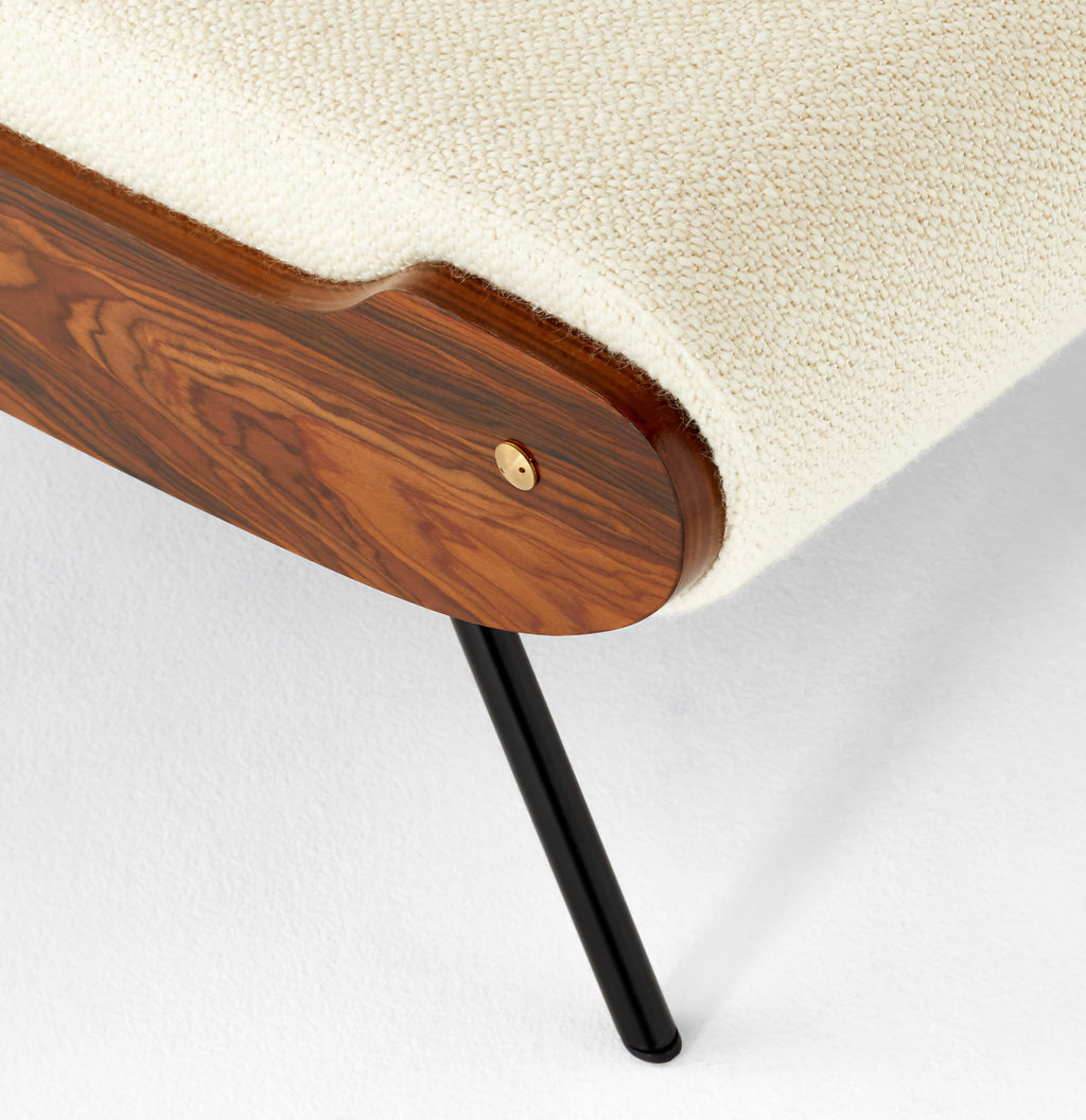 THE ONE × Meda — Ivory Wool Lounge Chair