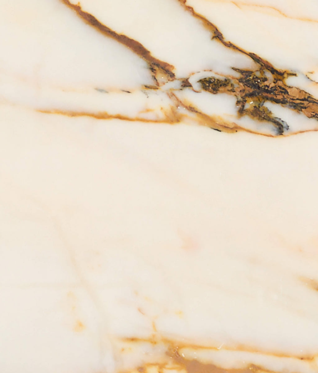 THE ONE × Spesso — 54" 2-Drawer Marble and Walnut Desk