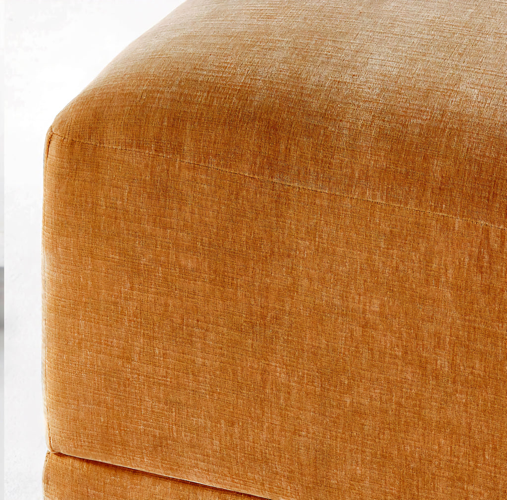 THE ONE × Faible — Wheat Performance Velvet Deep Depth Ottoman