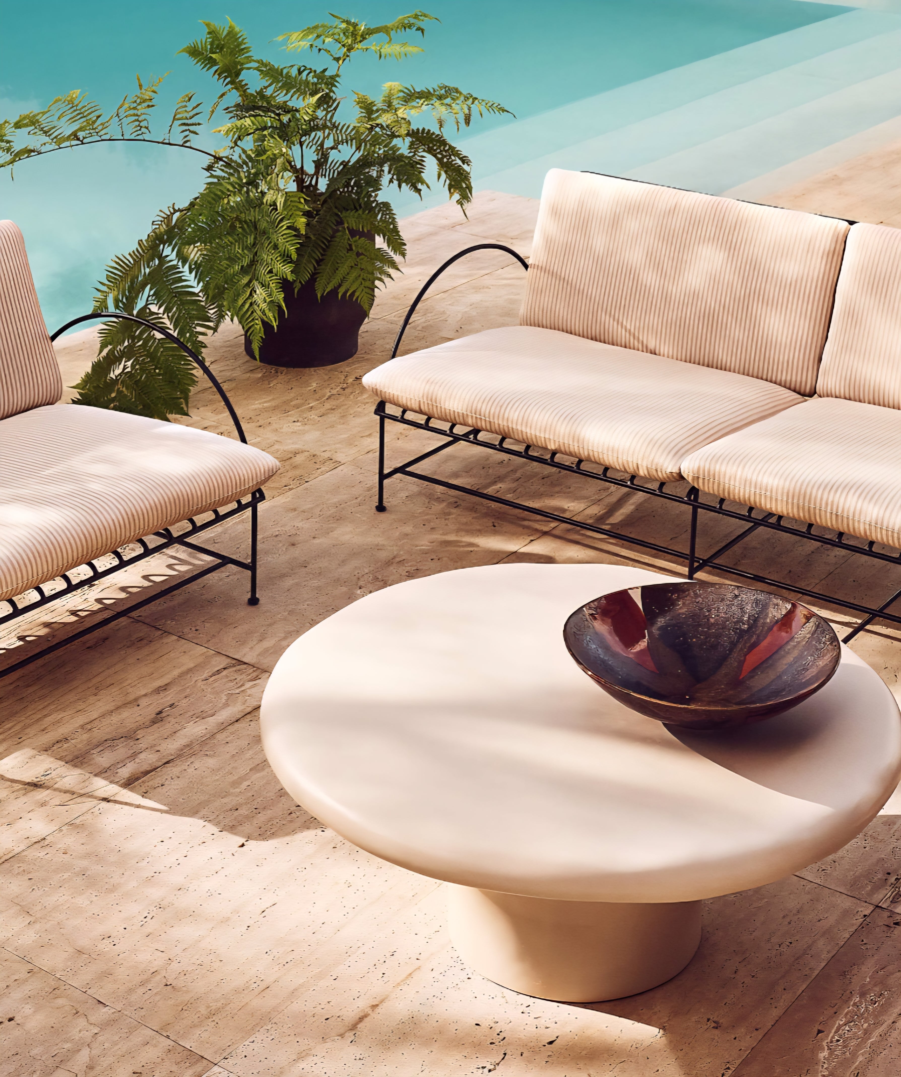 THE ONE × VUUE — Art Deco Outdoor Sofa