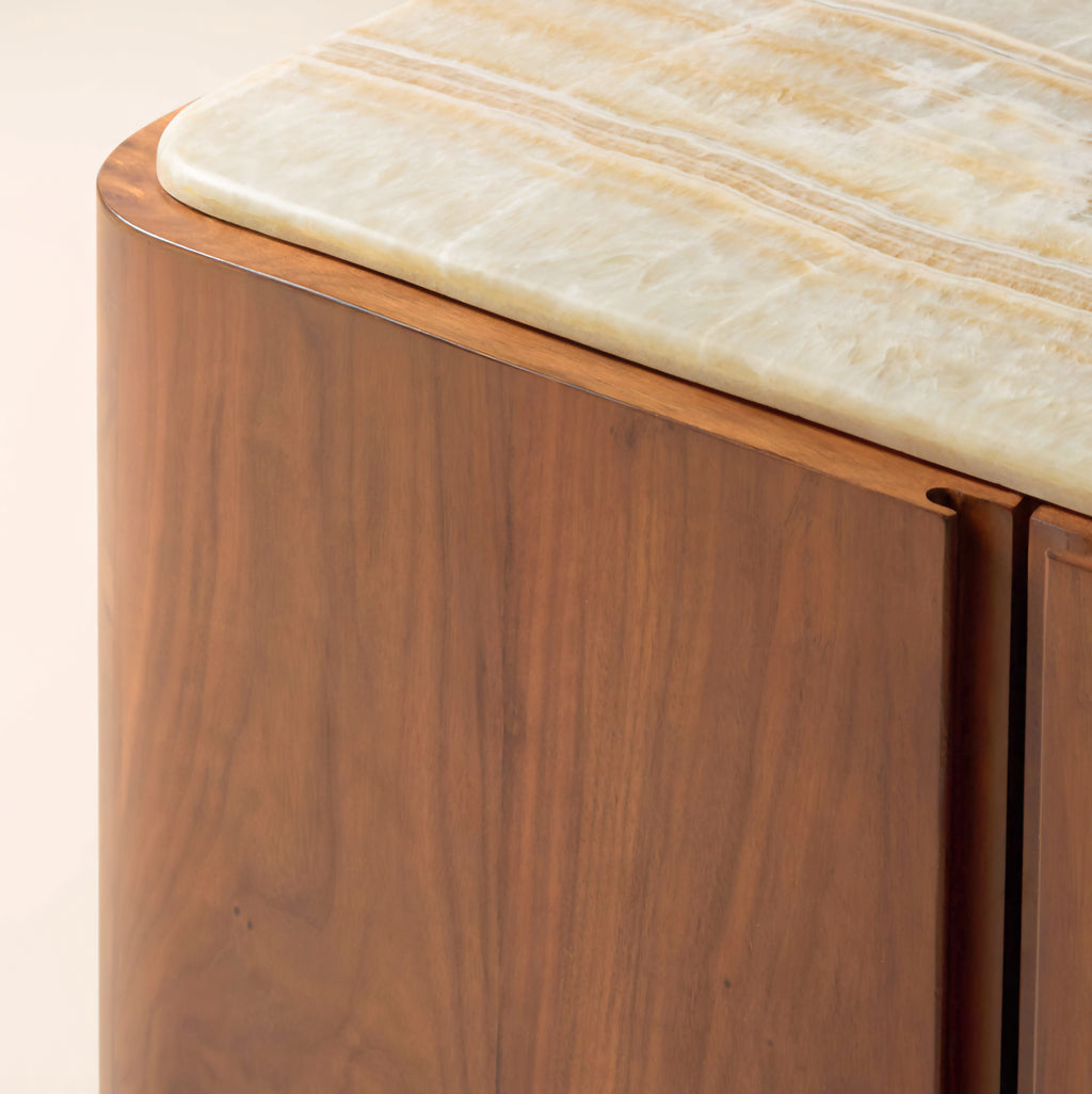 THE ONE × Rio — Onyx and Walnut Media Console