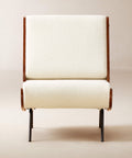 THE ONE × Meda — Ivory Wool Lounge Chair
