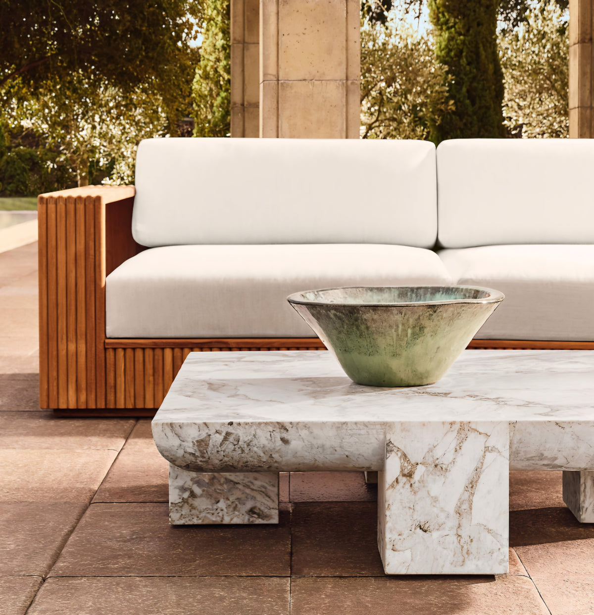 THE ONE × Marlo — Marble Coffee Table