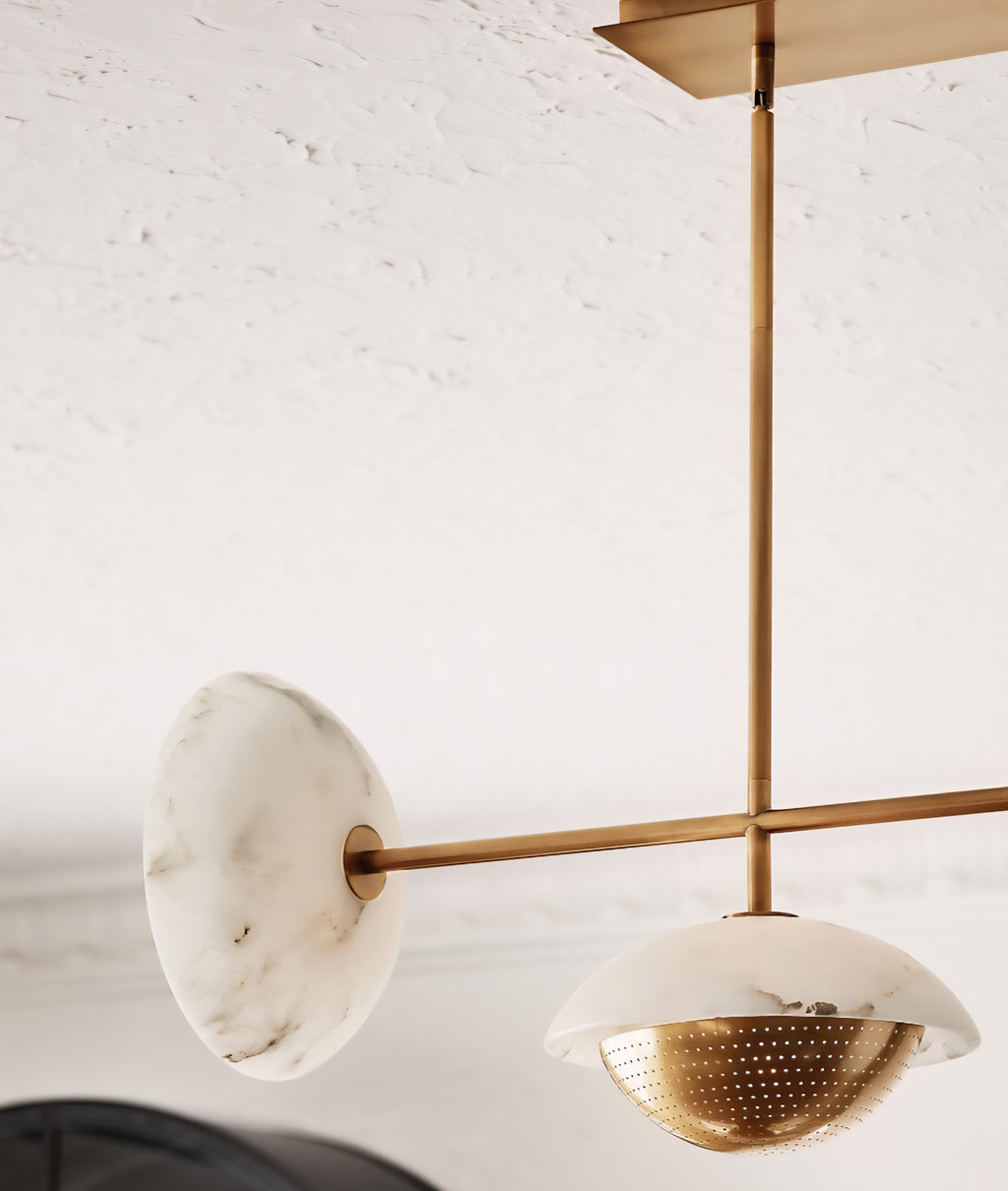 THE ONE × Solstice — Alabaster Chandelier (53.4")