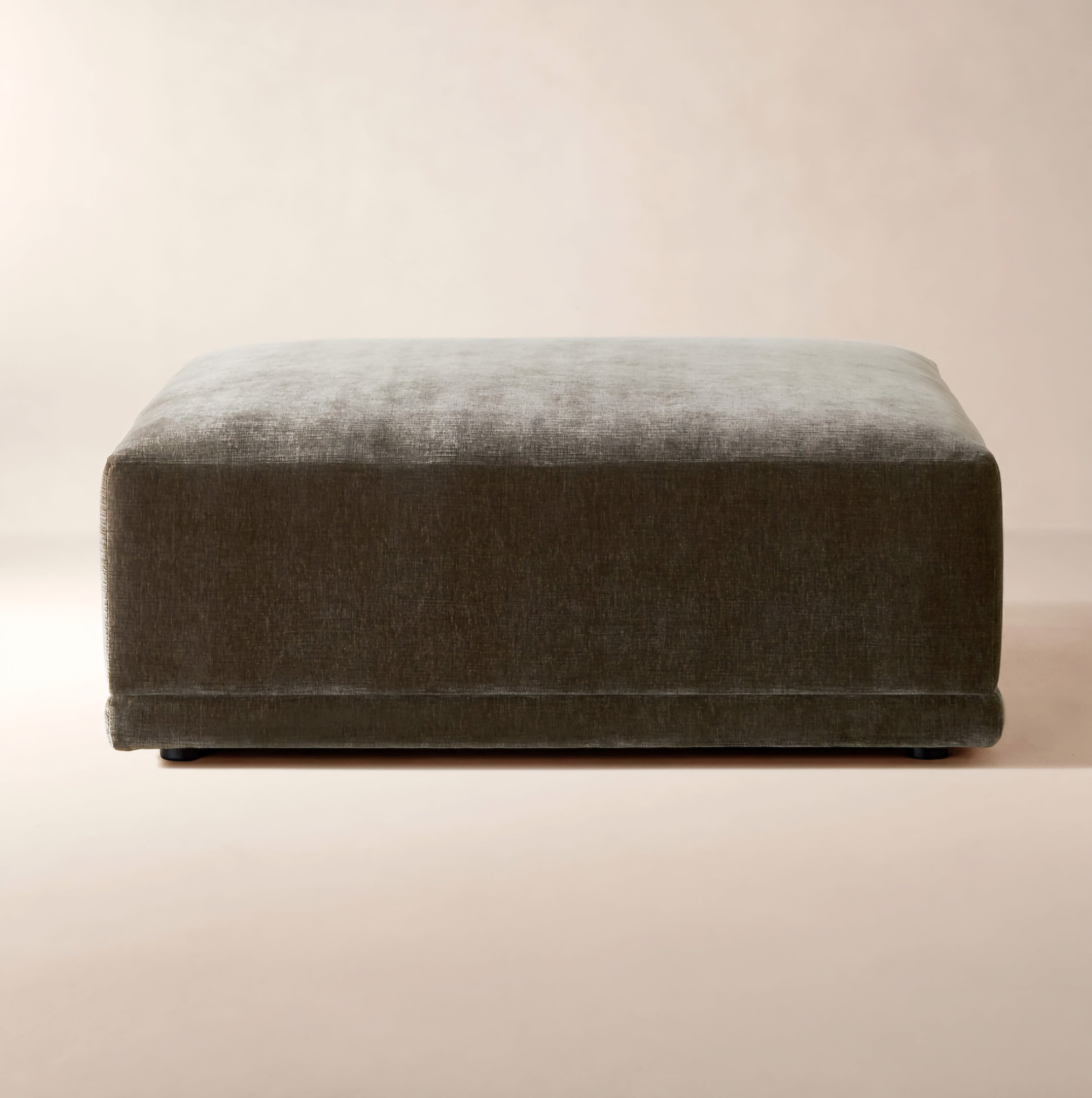 THE ONE × Faible — Wheat Performance Velvet Deep Depth Ottoman