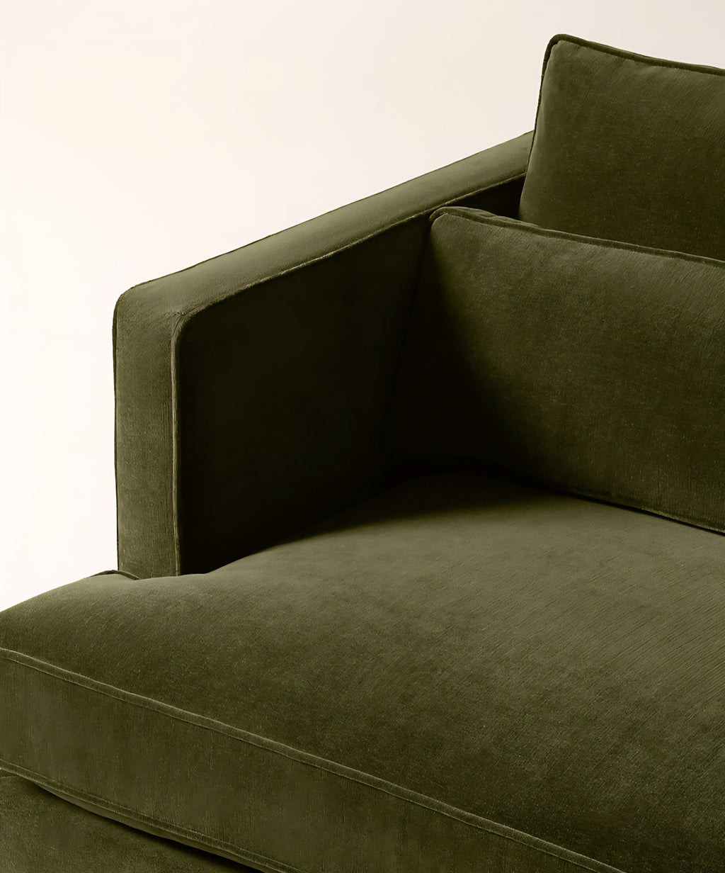THE ONE × Eastman — White Performance Fabric Sofa