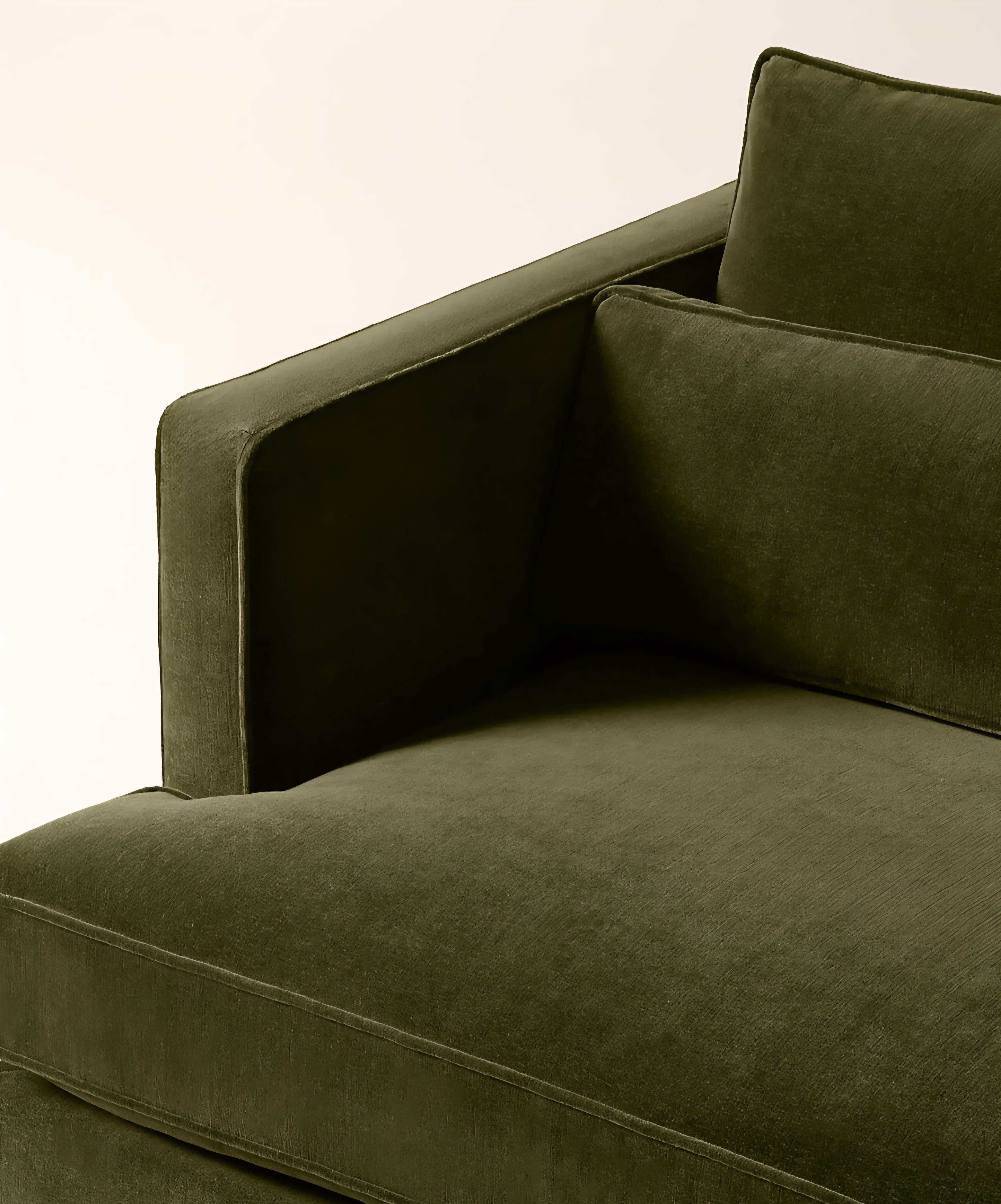THE ONE × Eastman — White Performance Fabric Sofa