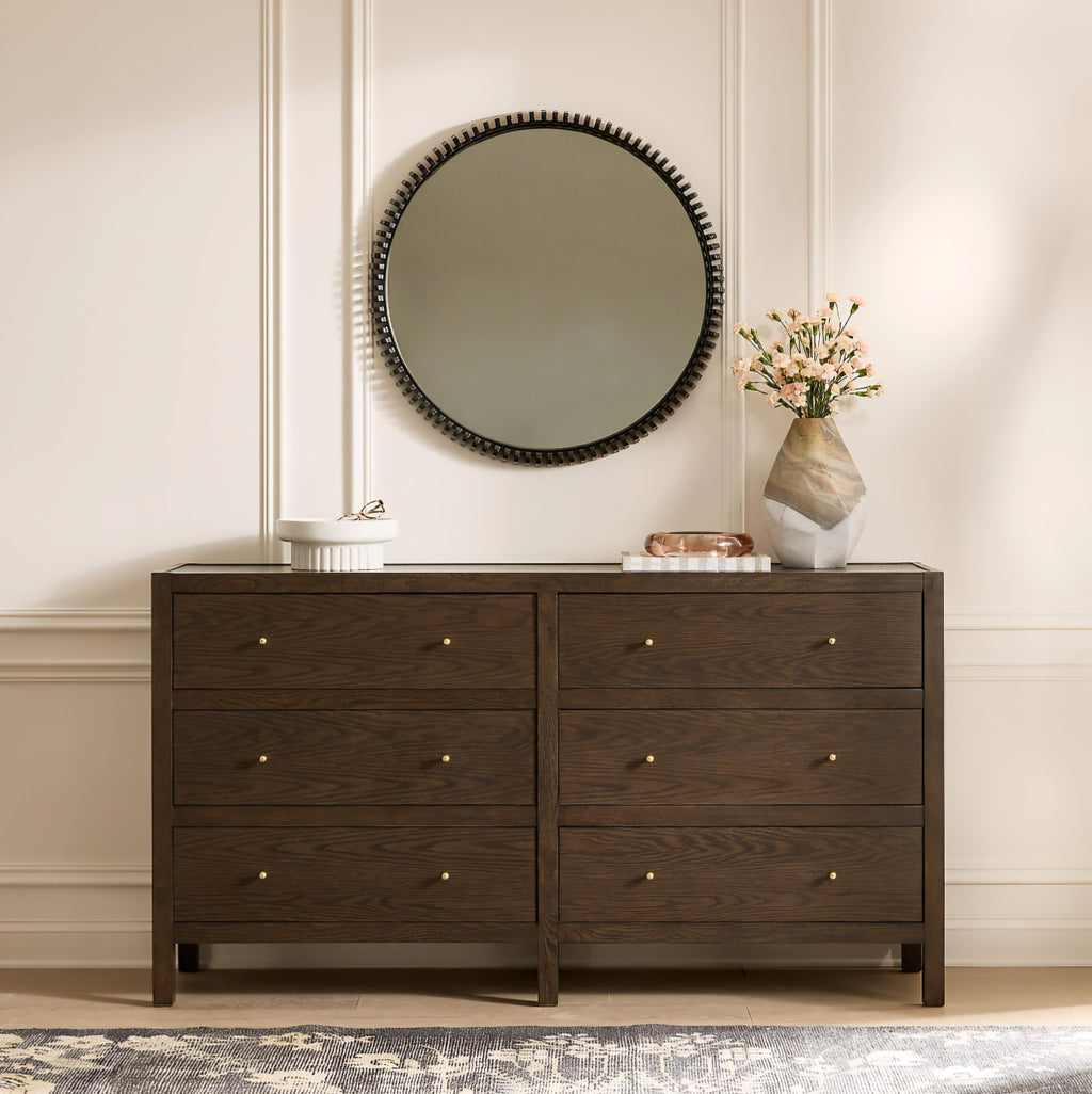 THE ONE × Layton — Dark Oak 6-Drawer Dresser