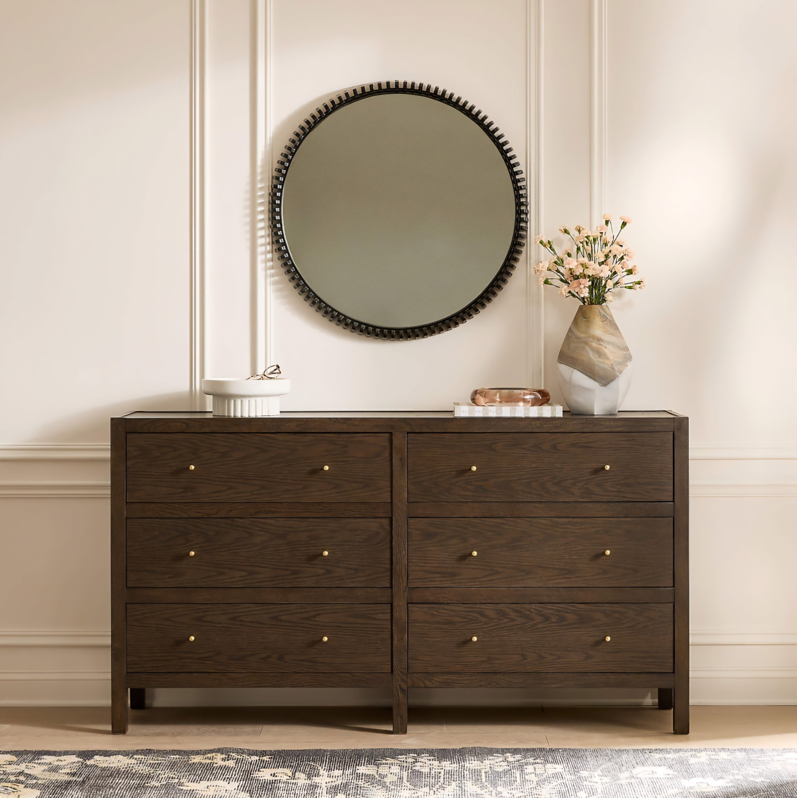 THE ONE × Layton — Dark Oak 6-Drawer Dresser
