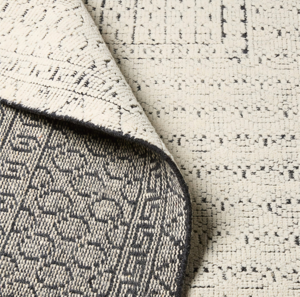 THE ONE × Calero — Hand-Knotted Warm White New Zealand Wool Area Rug