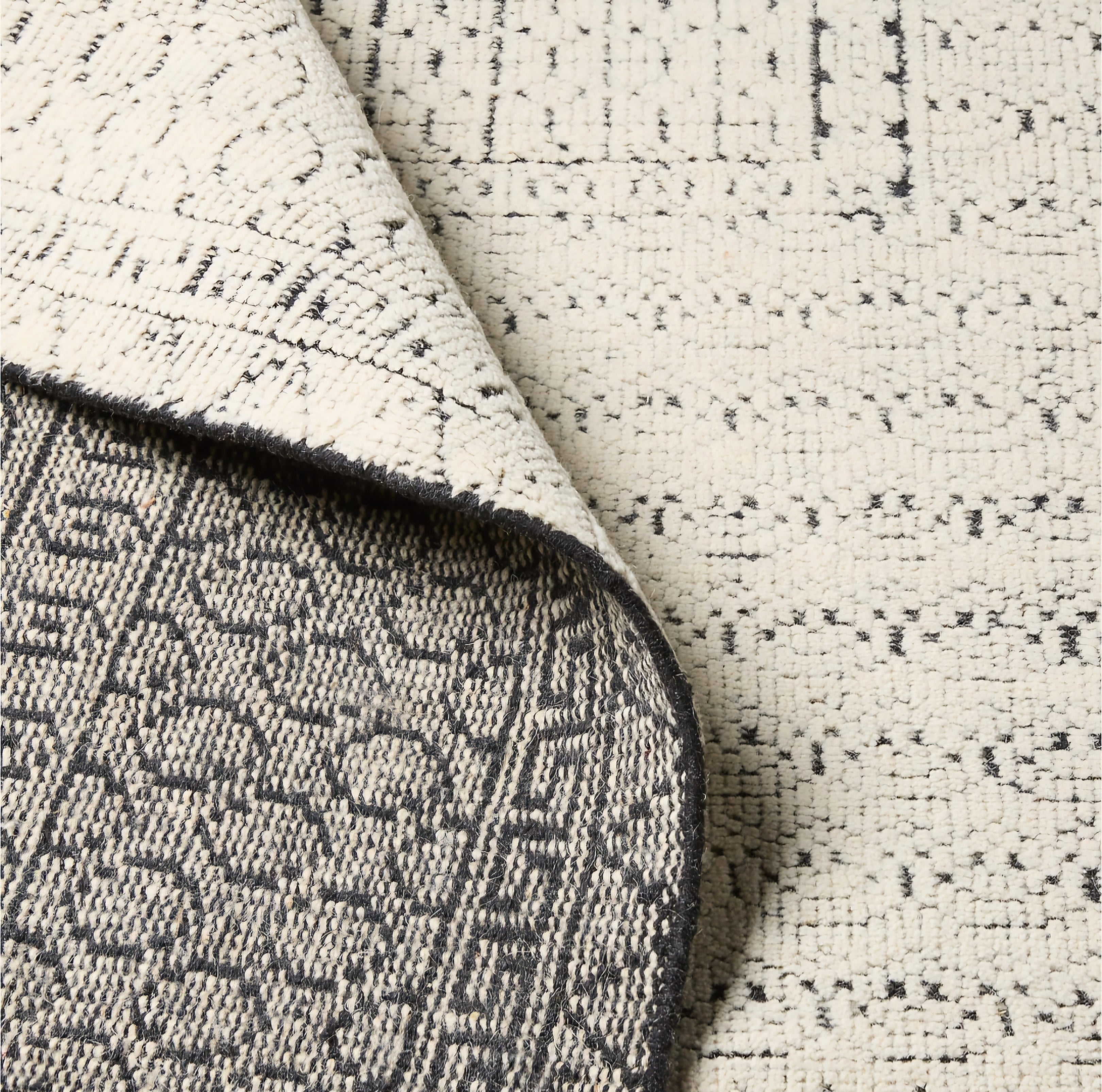 THE ONE × Calero — Hand-Knotted Warm White New Zealand Wool Area Rug