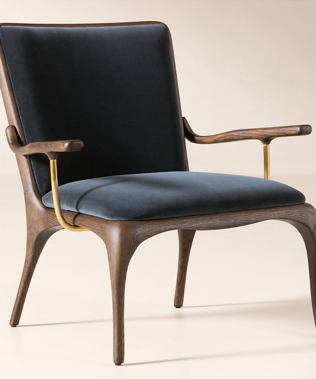 THE ONE × Colby — Faux Mohair Accent Chair