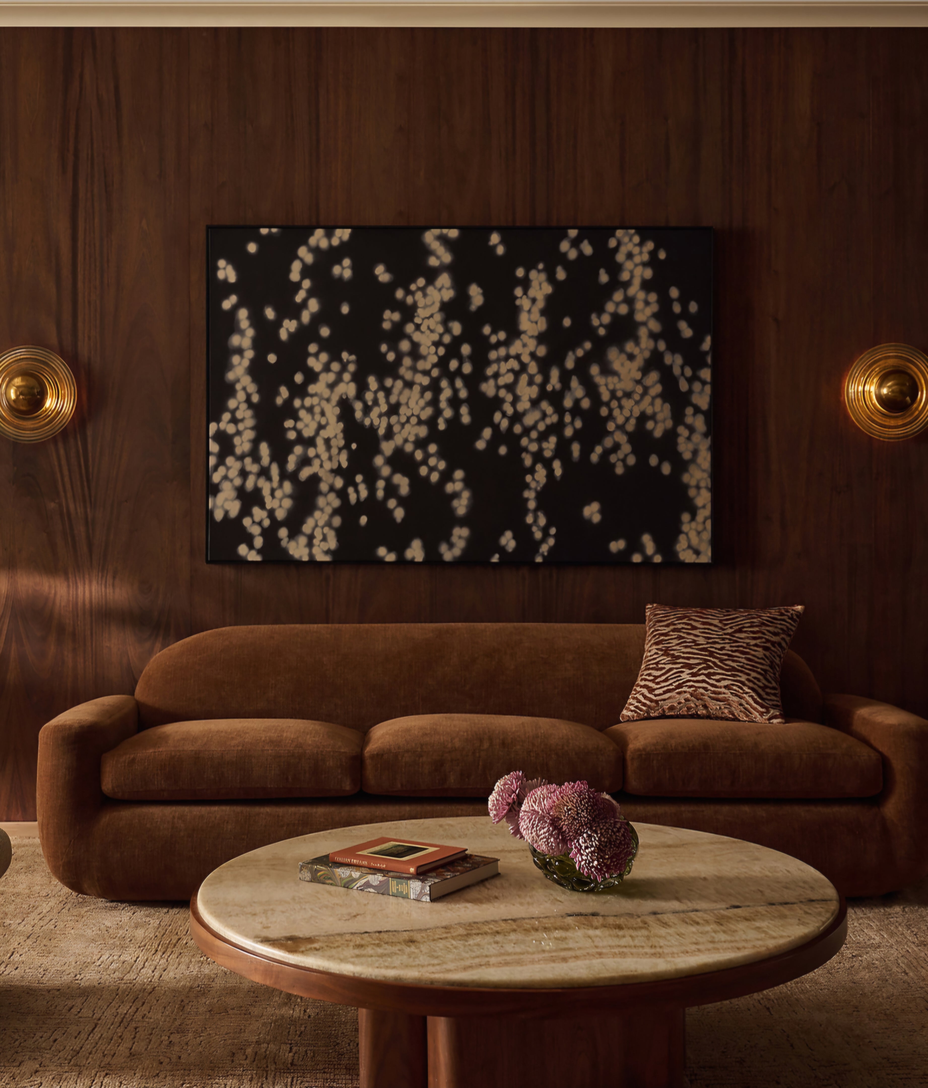 THE ONE × Aldine — Ivory Boucle Textured Sofa
