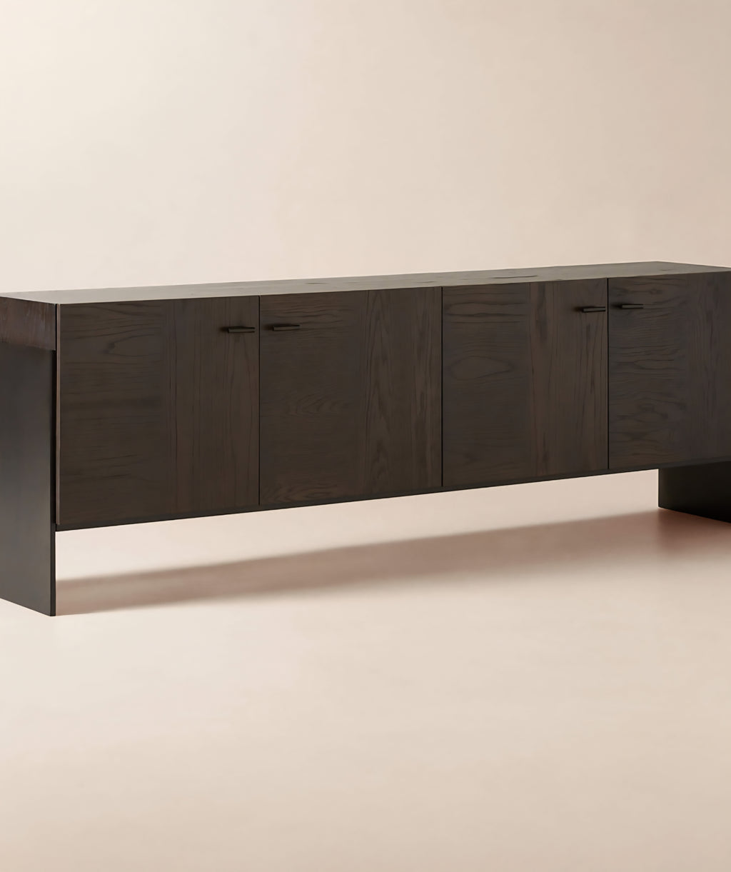THE ONE × Dante — Dark Wood and Metal Credenza