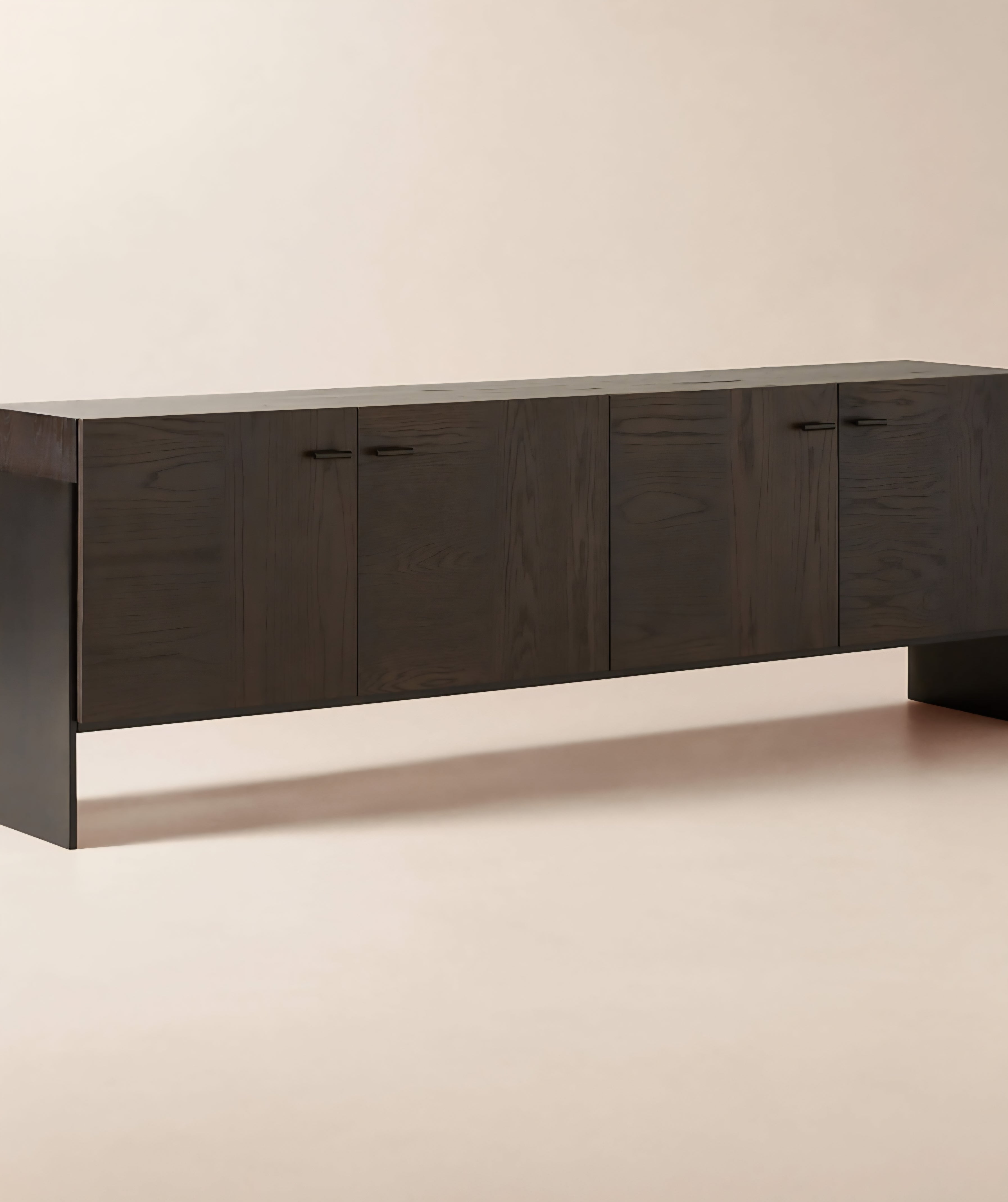 THE ONE × Dante — Dark Wood and Metal Credenza